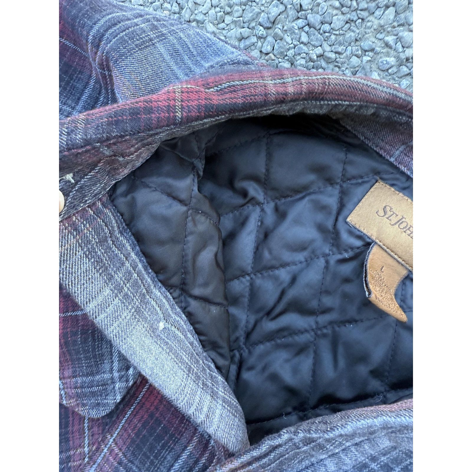 St. Johns Bay St Johns Bay Jacket Mens LG Plaid Quilt Flannel Workwear Y2K Size US L / EU 52-54 / 3 - 6 Thumbnail