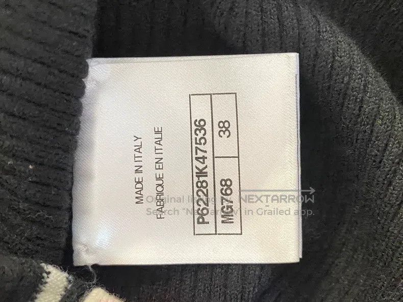 Chanel Chanel Long-sleeved letter striped knitwear Size XS / US 0-2 / IT 36-38 - 8 Thumbnail