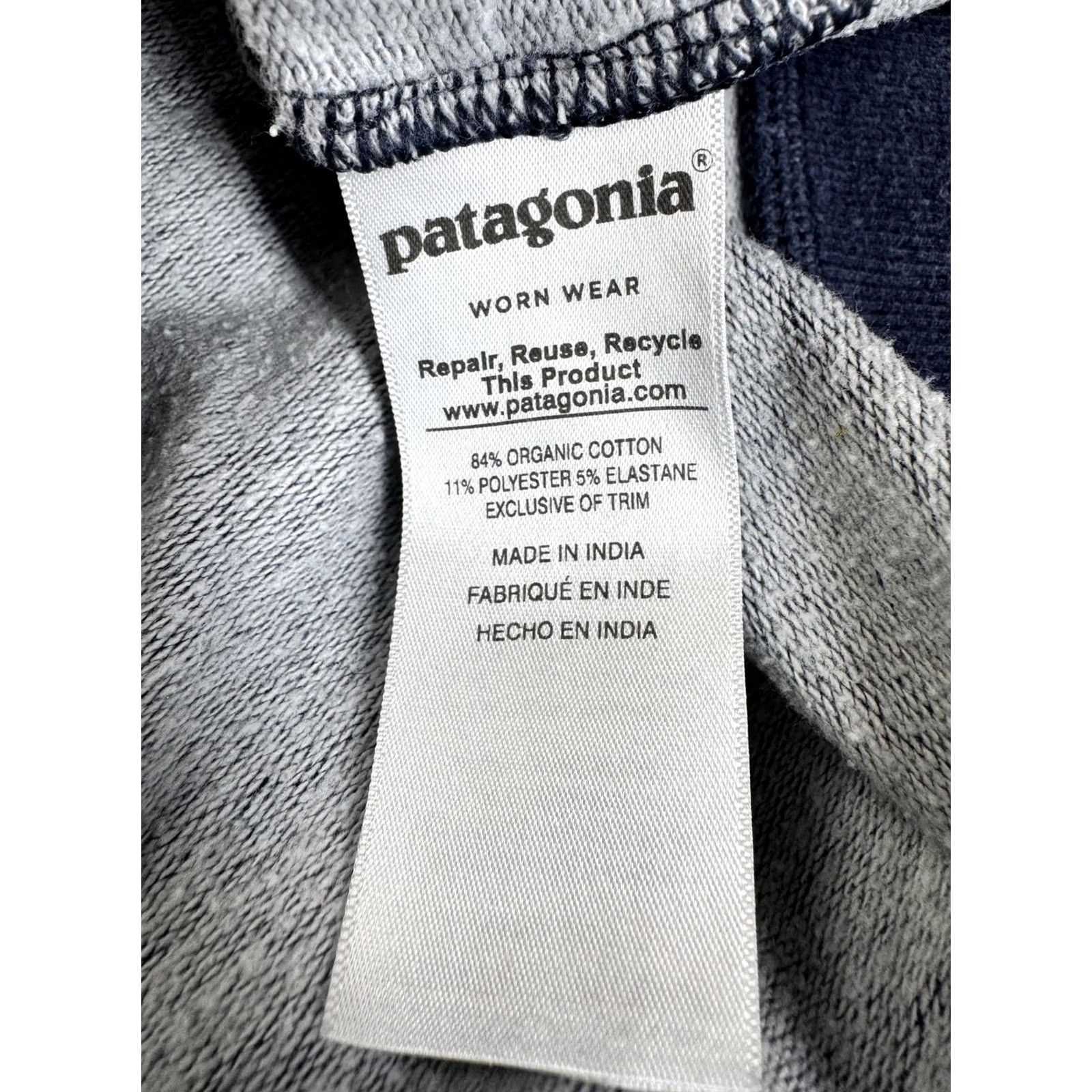 Patagonia Patagonia Women's Hoodie Blue L Bear Mountain Graphic Organic Cotton Size L / US 10 / IT 46 - 5 Thumbnail
