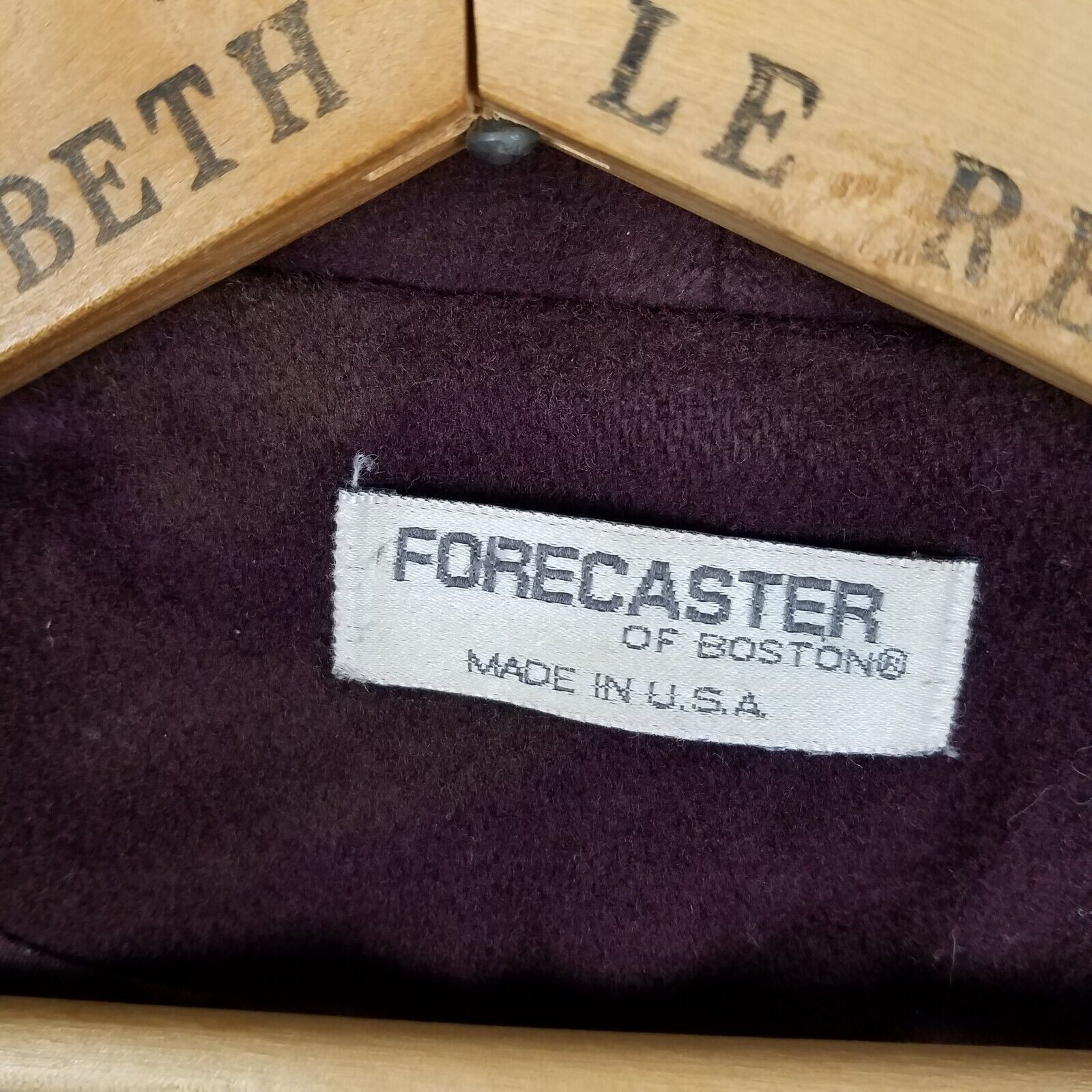 Vintage Vtg Forecaster Shawl Collar Double Breasted Wool Peacoat 13 Size XL / US 12-14 / IT 48-50 - 6 Thumbnail
