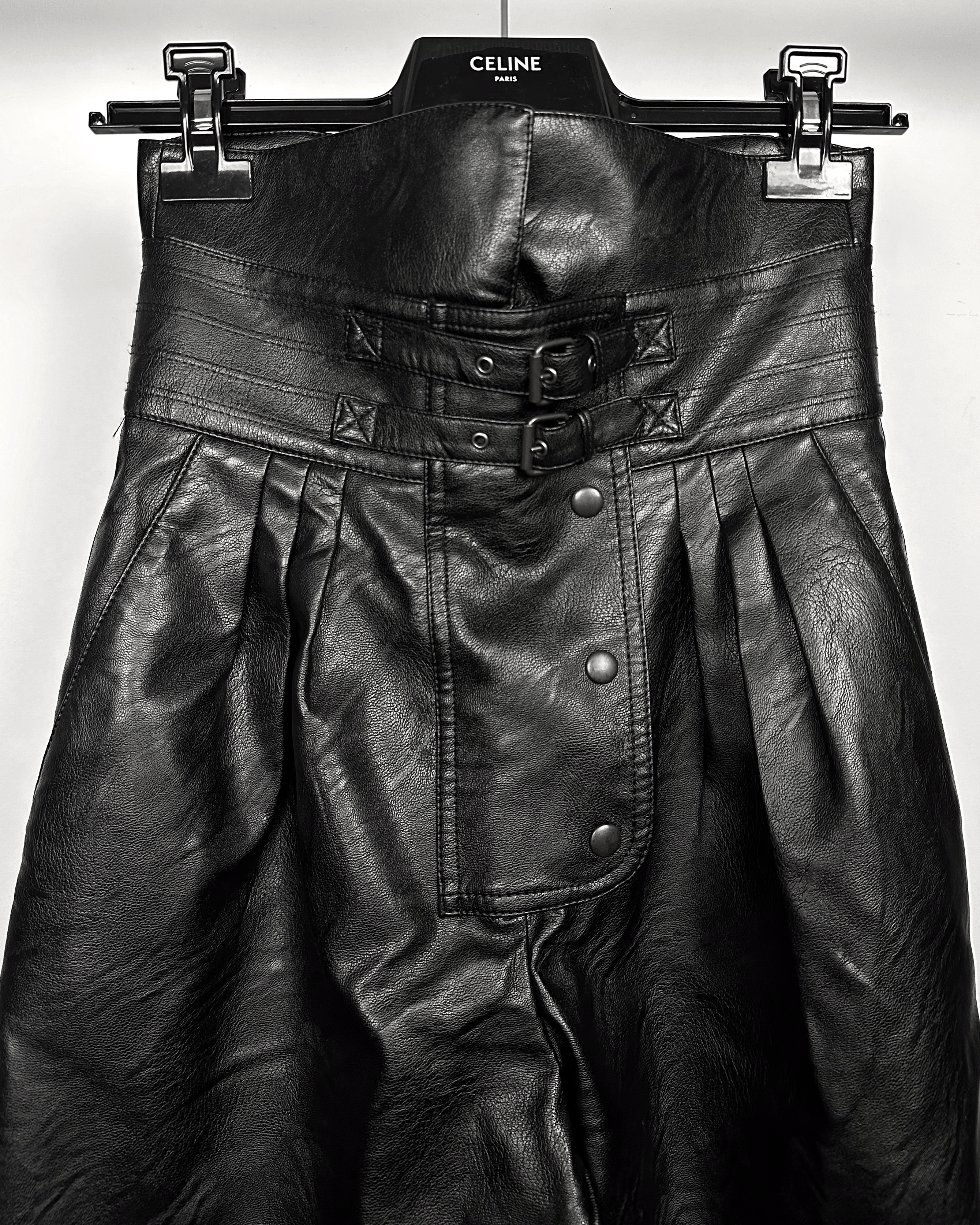 Maison Margiela Maison Margiela Blank Tag Leather Pants Size US 26 / EU 42 - 4 Thumbnail