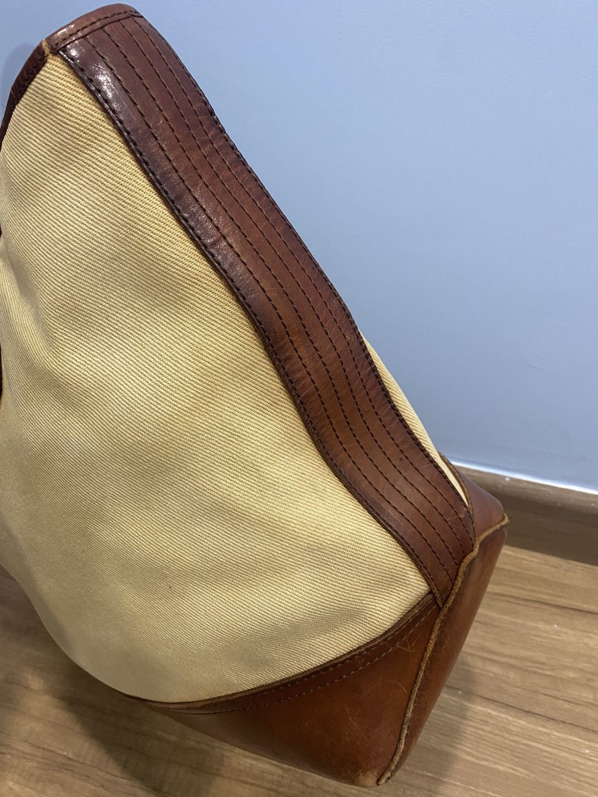 Polo Ralph Lauren Polo Ralph Lauren canvas leather tote bag Size ONE SIZE - 5 Thumbnail