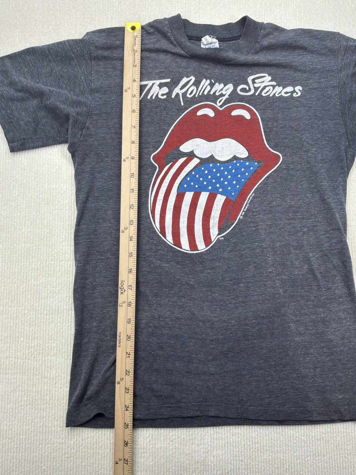 Other Vintage 1981 Rolling Stones North American Tour Made in USA Size US L / EU 52-54 / 3 - 9 Thumbnail