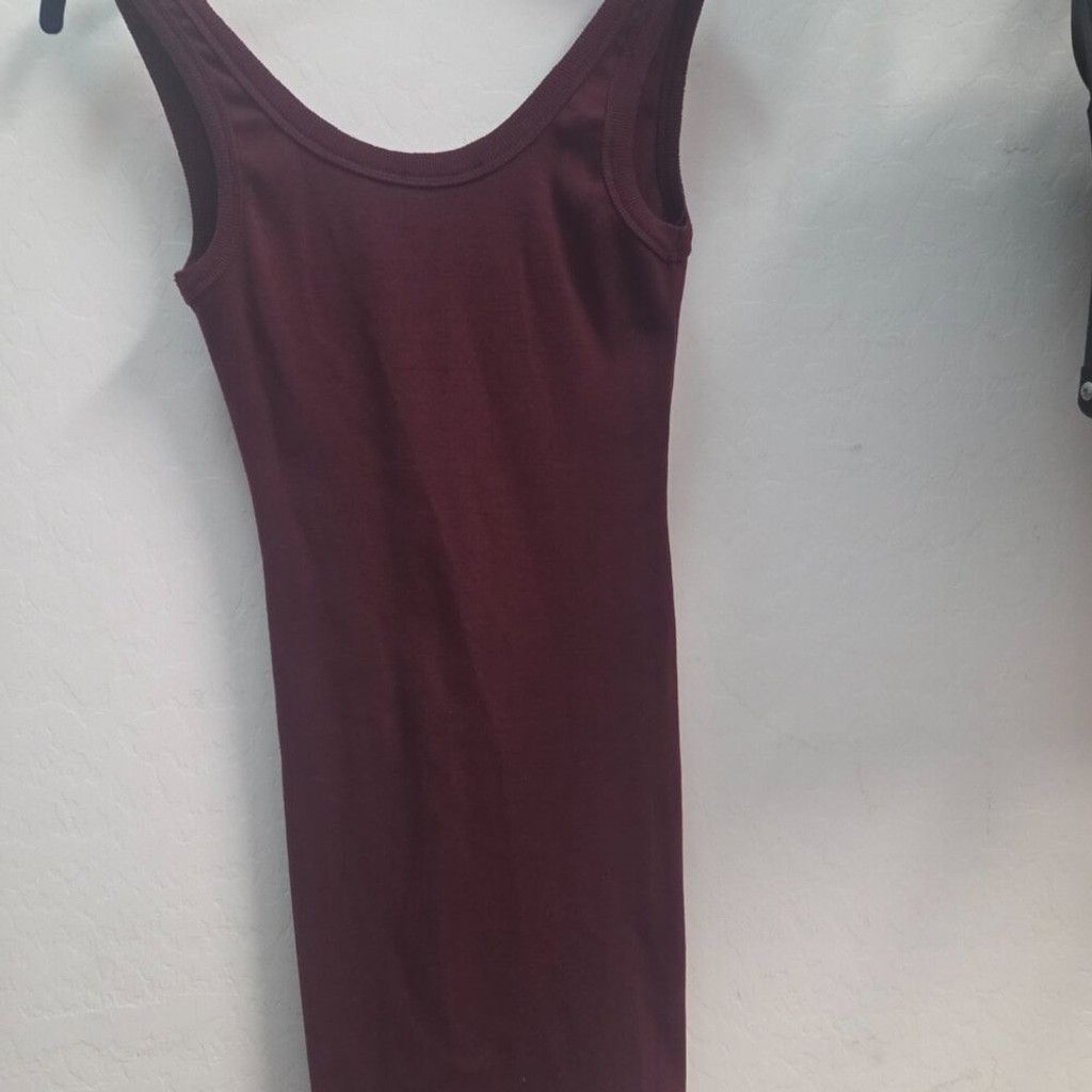Other Signatures Burgundy Sleeveless Bodycon Mini Dress Small- y2k Size S / US 4 / IT 40 - 3 Thumbnail