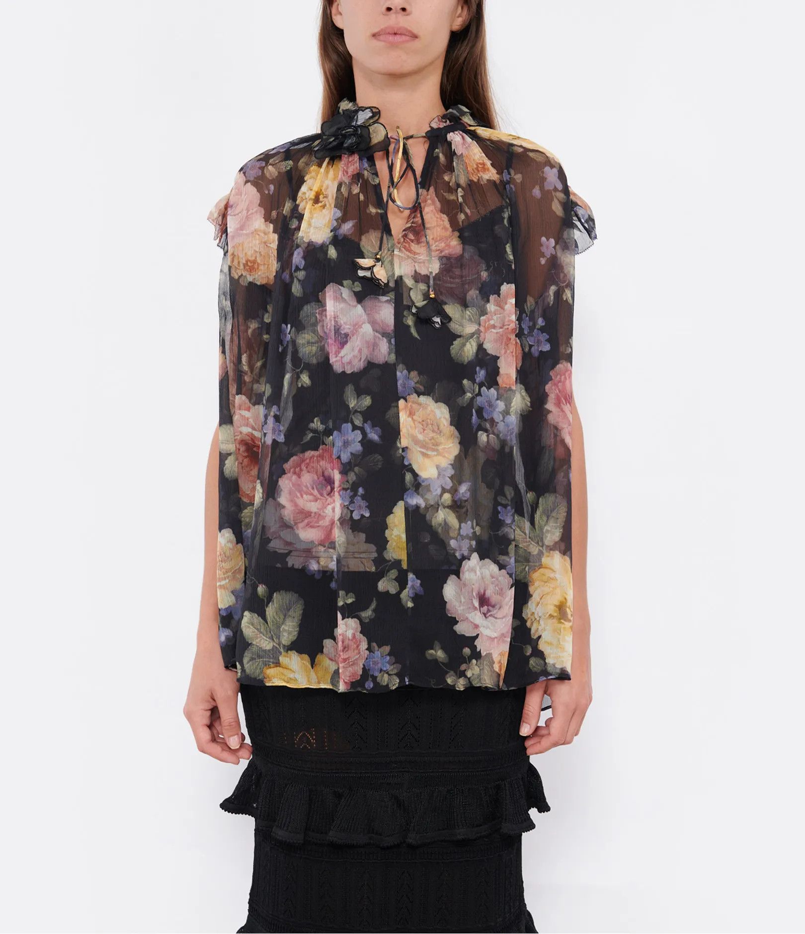 Zimmermann oc11z0325 Luminosity Silk Blouse in Multicolor Size S / US 4 / IT 40 - 4 Thumbnail