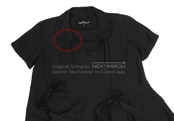 Comme Des Garcons Black vintage bow top