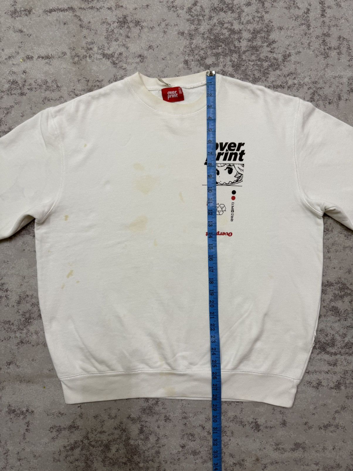 Japanese Brand Overprint X Ackybright Graphic Sweatshirt Size US XL / EU 56 / 4 - 18 Thumbnail