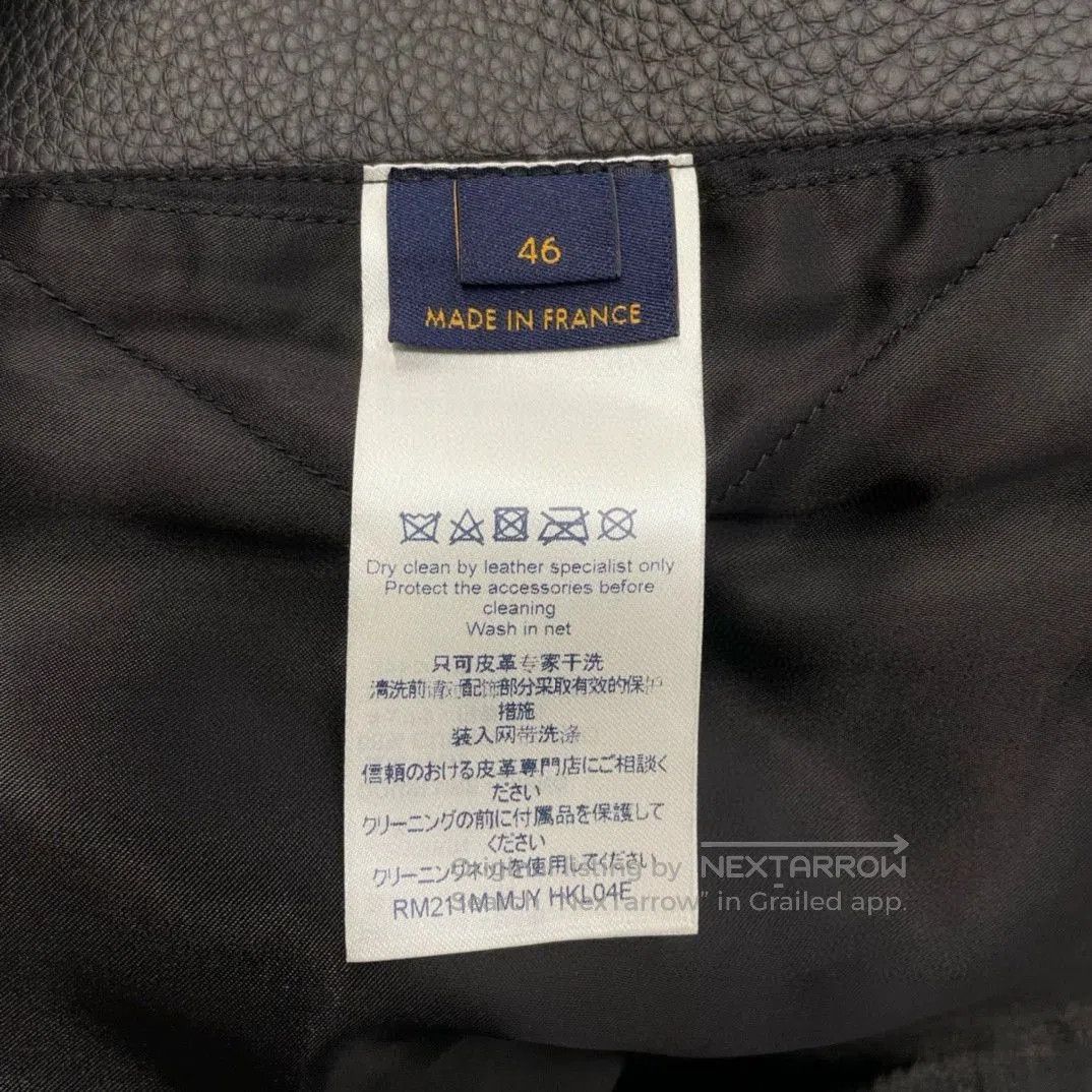 Louis Vuitton louis vuitton black logo leather jacket. Size US L / EU 52-54 / 3 - 6 Thumbnail