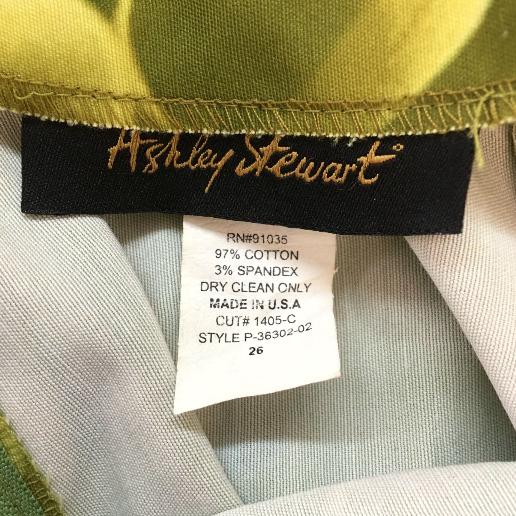 Vintage VINTAGE Ashley Stewart Leggings Size 26 Garden Print Yoga Workout Stretch Womens Size 26" / US 2 / IT 38 - 7 Thumbnail