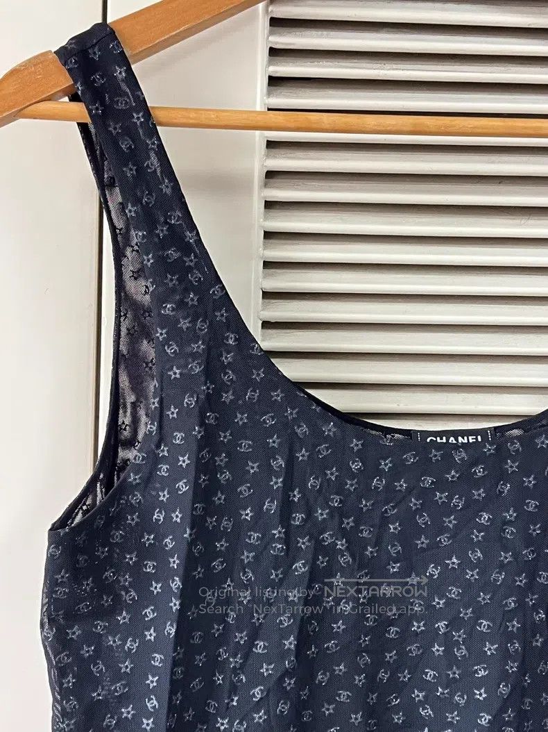 Chanel Chanel 24C black logo star strap vest Size XXS / US 00 / IT 34 - 3 Thumbnail