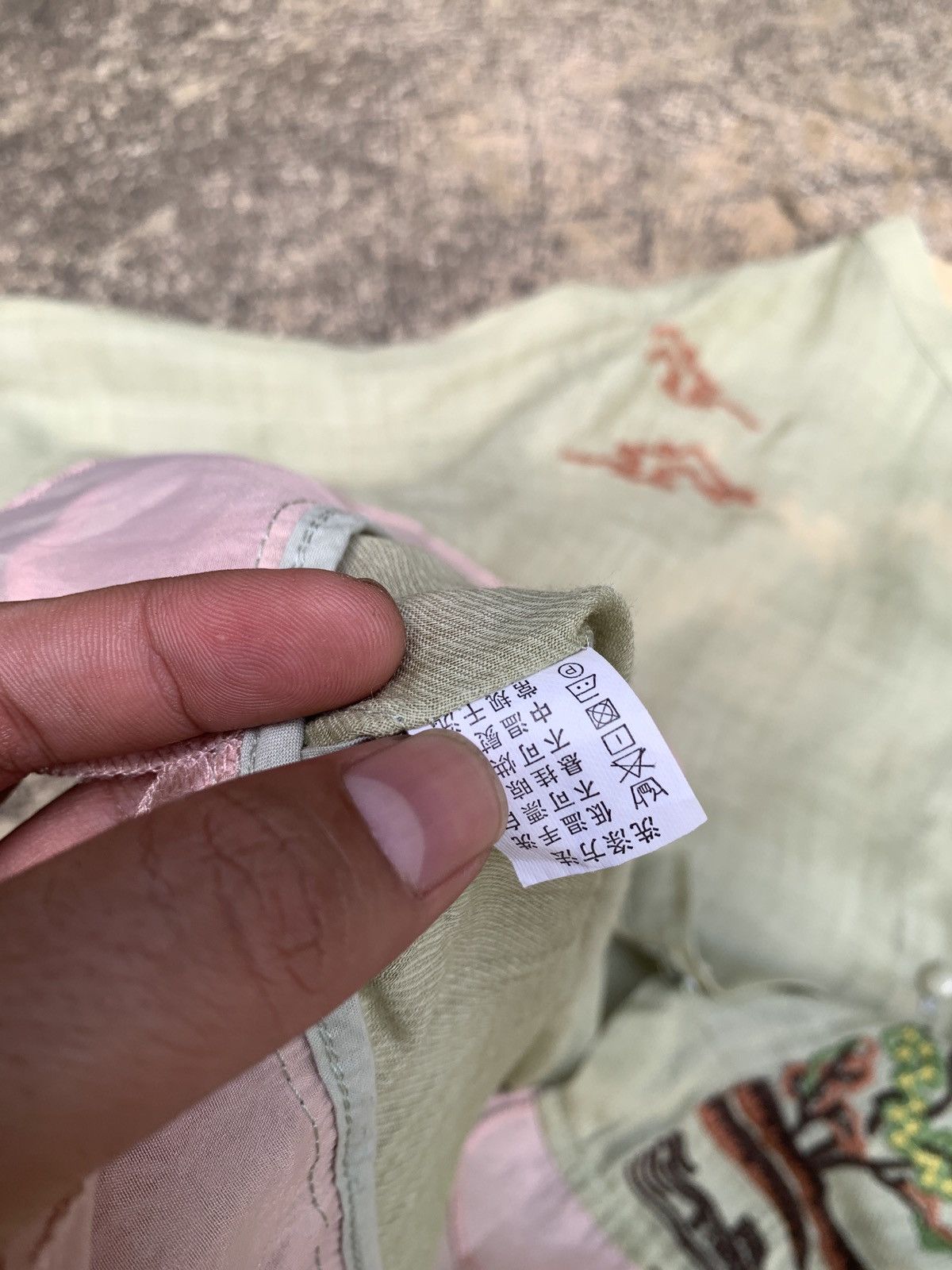 Japanese Brand × Vintage Japanese Rami Natural Fabric Traditional Art Embroidery Top Size M / US 6-8 / IT 42-44 - 9 Thumbnail