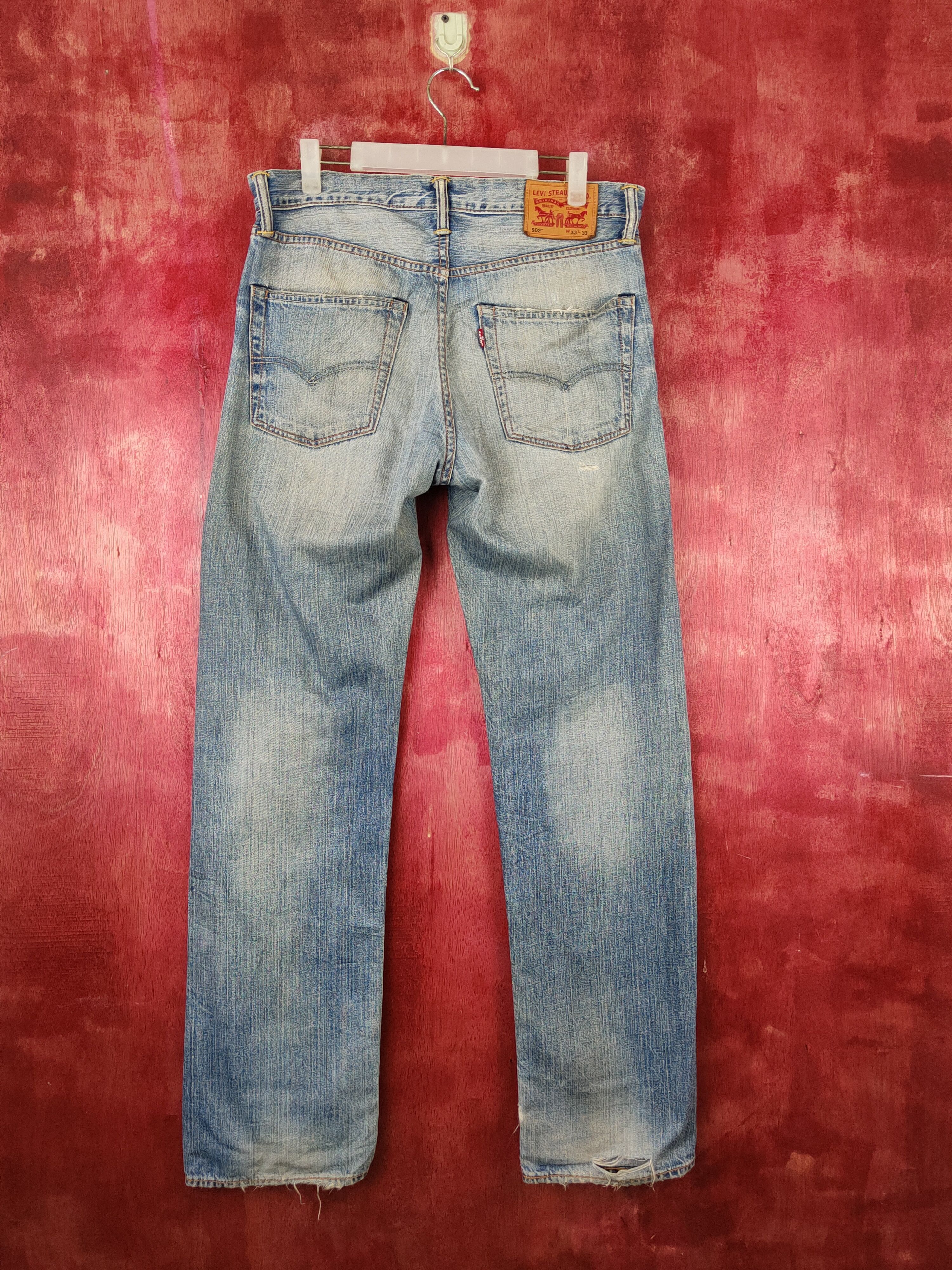 Levi's Levi's Blue Faded Distressed Ripped Jeans #S1668 Size US 34 / EU 50 - 7 Thumbnail