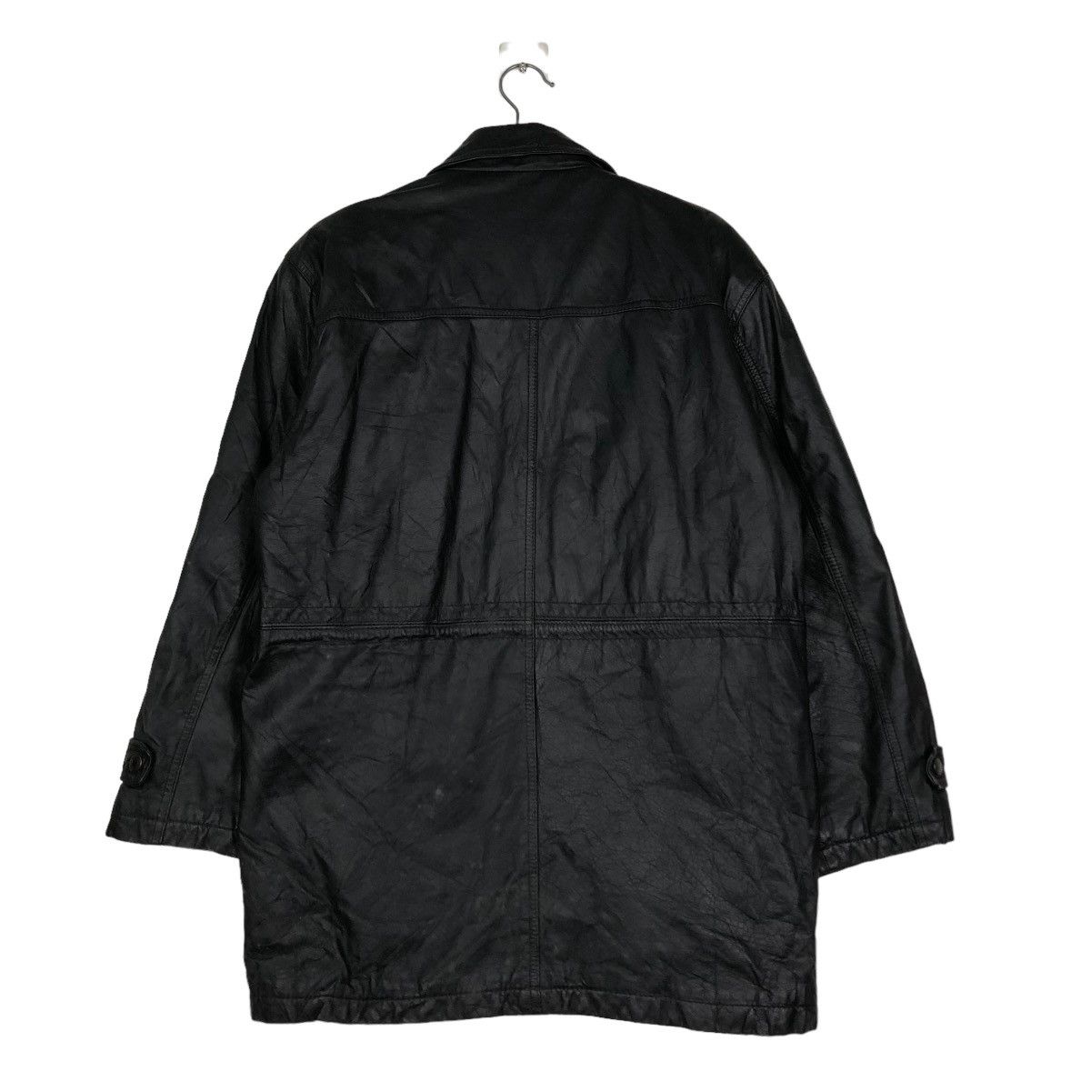 Japanese Brand 🔥VINTAGE BIKER LEATHER JACKET RACER DURANTE JAPAN Size US M / EU 48-50 / 2 - 8 Thumbnail