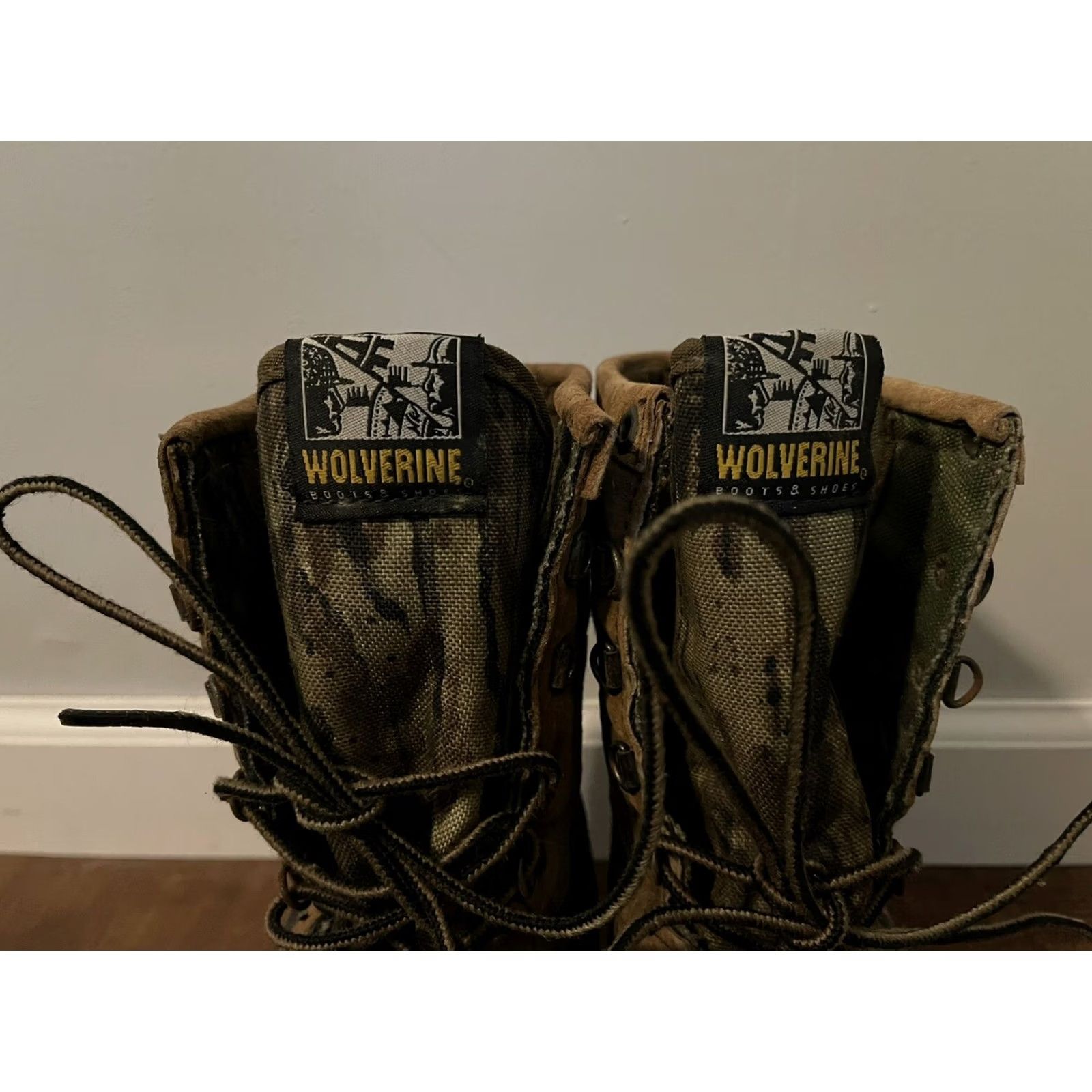 Realtree VINTAGE Wolverine Boots Outdoor Realtree Camo Made in USA Men's 11.5M 9" Size US 12 / EU 45 - 4 Thumbnail
