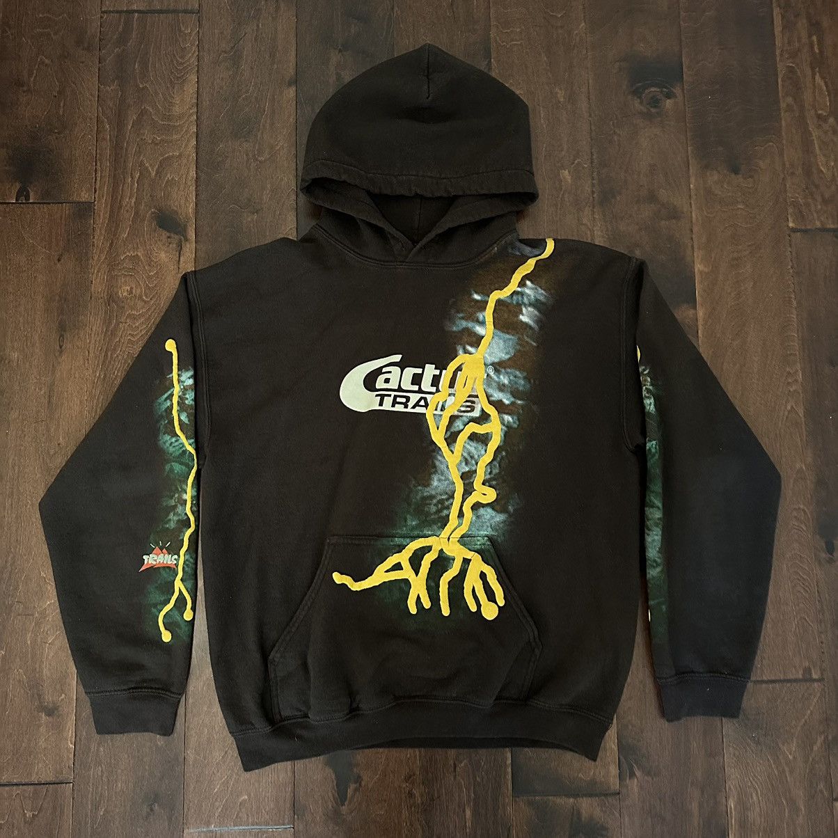 image of Nike x Travis Scott Cactusjack Cactus Trails Lightning Hoodie Brown, Men's (Size Small)