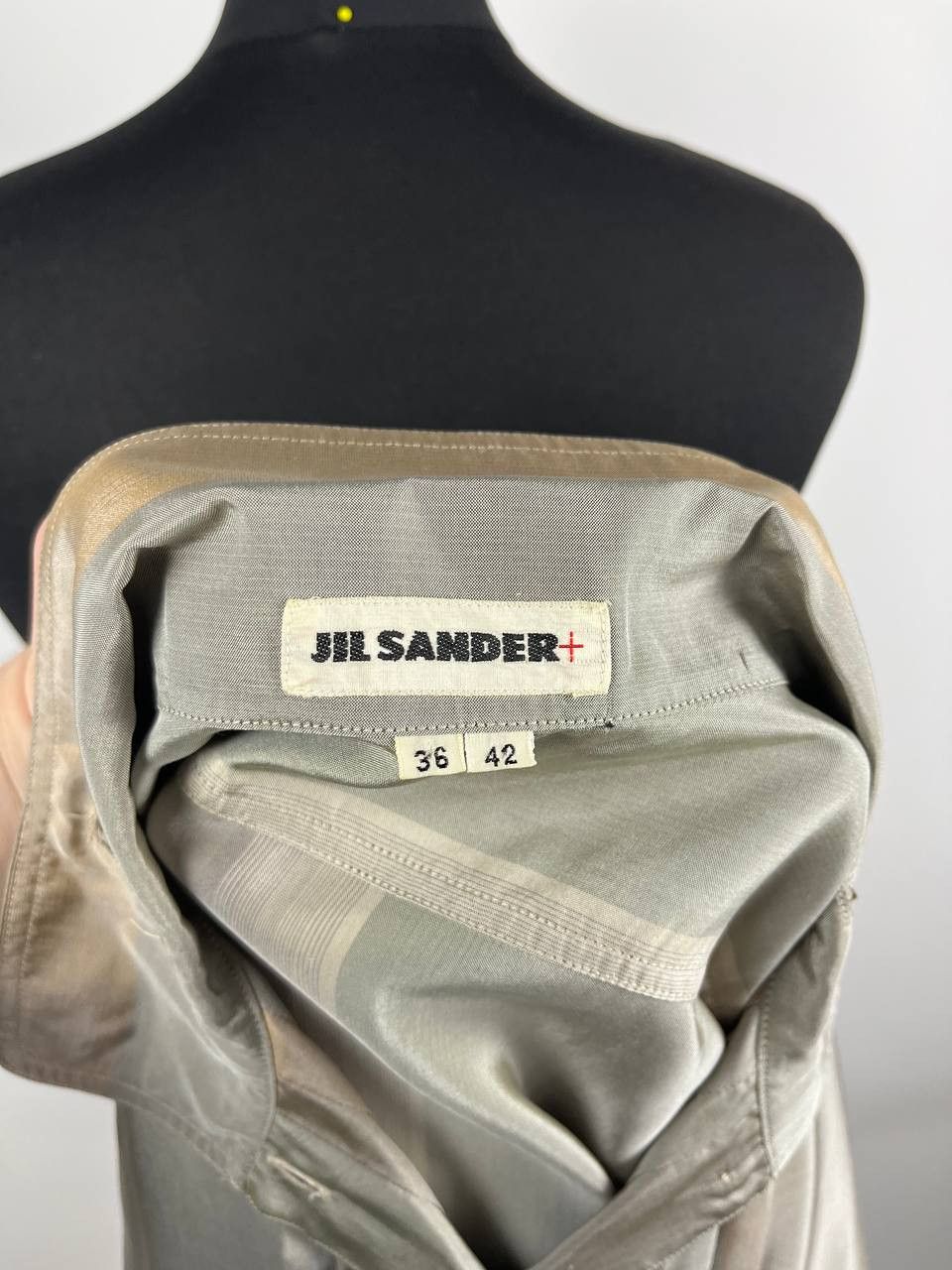 Jil Sander Jil Sander 100% Silk Striped Blouse Shirt Long Sleeve Size M / US 6-8 / IT 42-44 - 7 Thumbnail