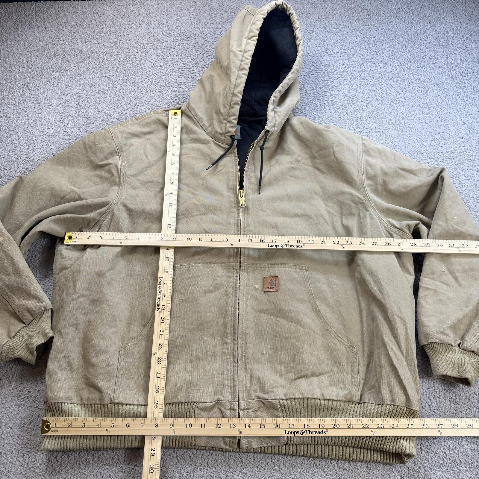 Carhartt Vintage Carhartt Active Jacket Tan Duck Canvas Workwear 2XL Size US XXL / EU 58 / 5 - 3 Thumbnail