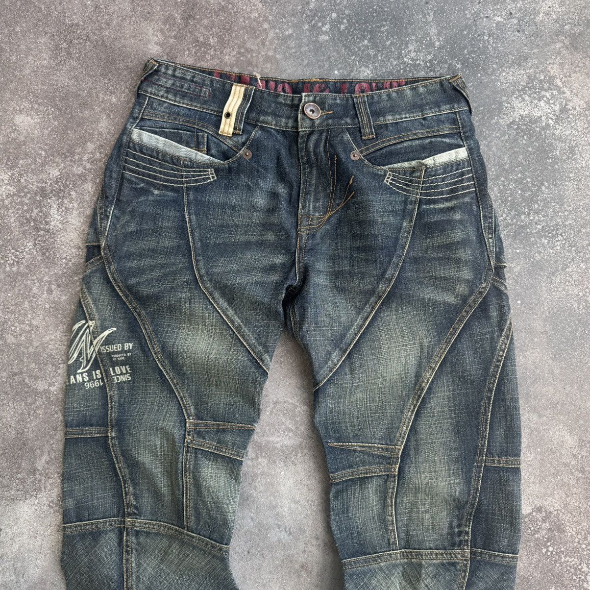Hysteric Glamour Japanese Style Vintage Avant Garde Washed Jeans Size US 31 - 6 Thumbnail