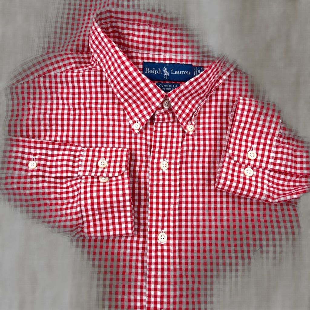 Ralph Lauren Ralph Lauren Shirt Men Red Plaid Button-Up OCBD Gingham 18 Neck Button-Down, Casual Everyday, 18, Red, Check, Classic, Preppy Mens Size US XXL / EU 58 / 5 - 1 Thumbnail