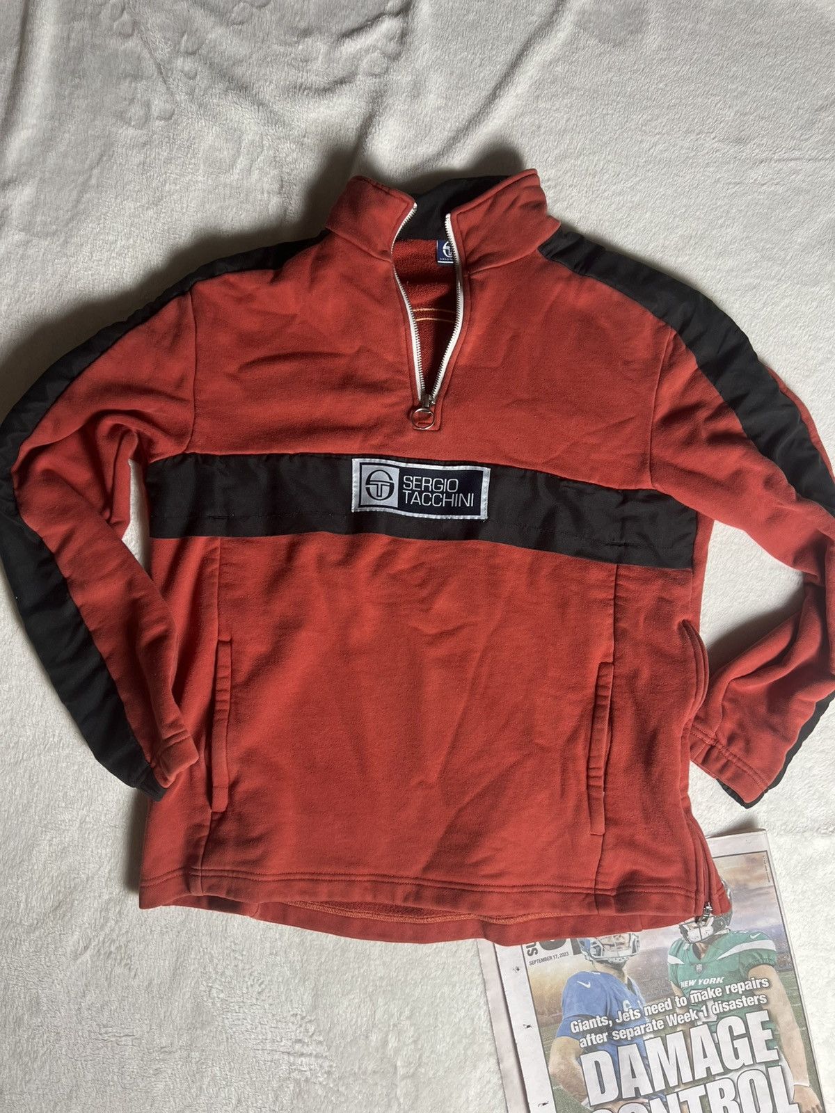 Sergio Tacchini Vintage 90s Sergio Tacchini Big Logo Sweatshirt Size US M / EU 48-50 / 2 - 1 Thumbnail