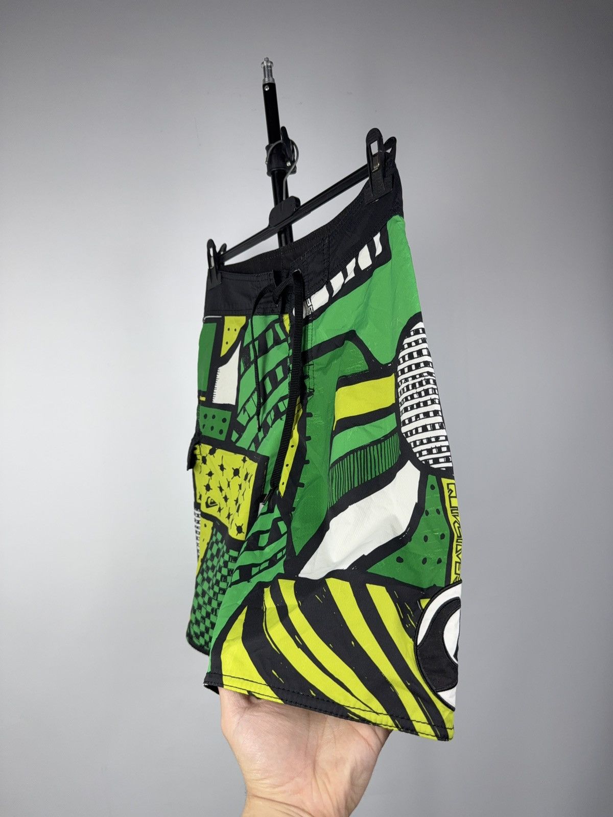 Quiksilver Quiksilver Y2K Graphic Board Shorts 00s Surf Swimwear Size US 28 / EU 44 - 3 Thumbnail