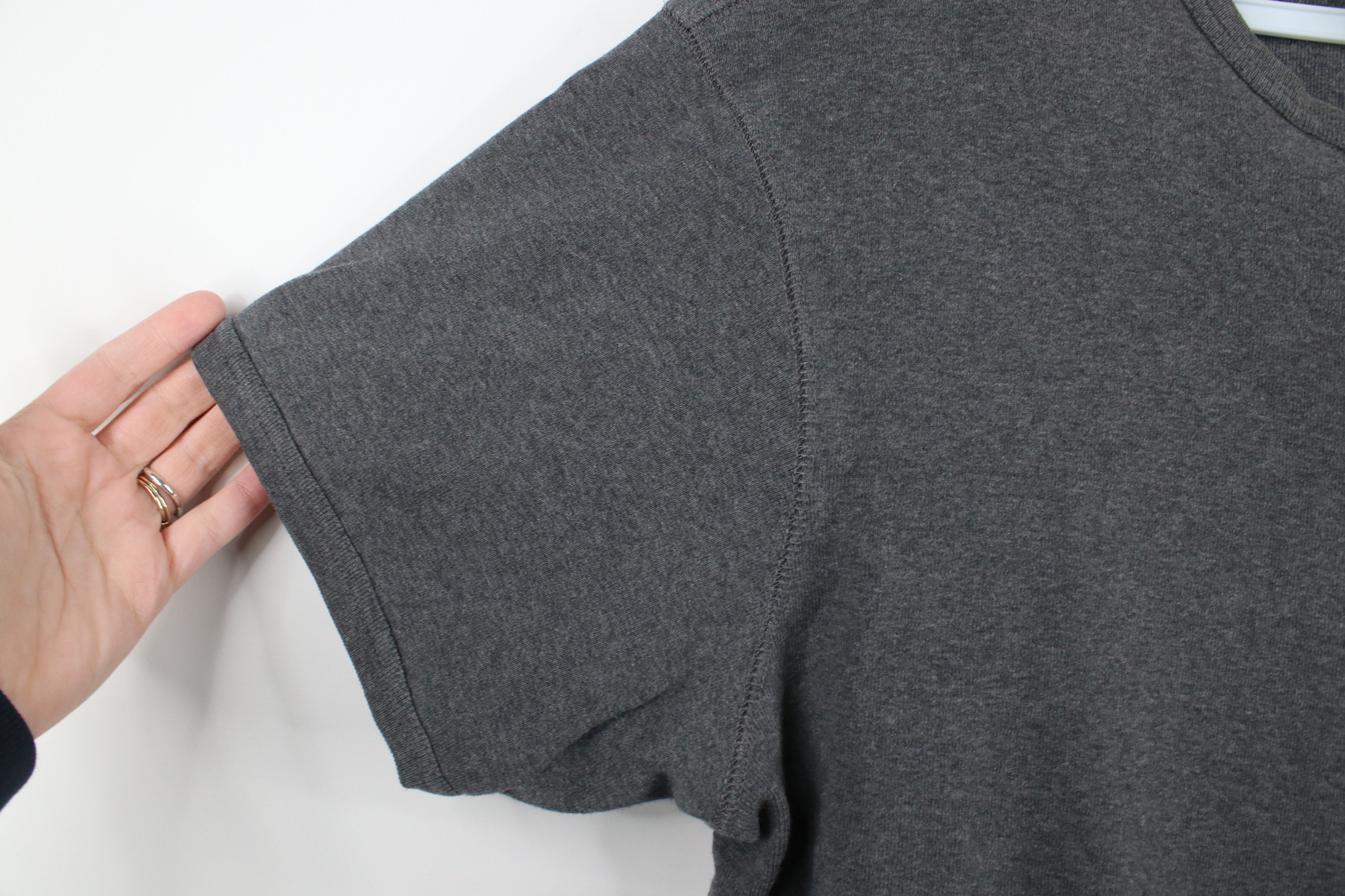 Gap × Vintage Vintage Y2K 2002 Gap Blank Babydoll Ribbed Knit T-Shirt Size L / US 10 / IT 46 - 6 Thumbnail