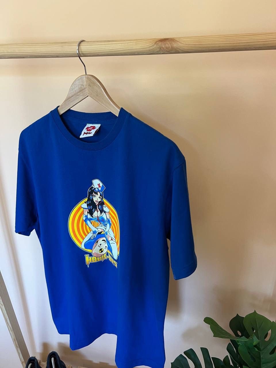 Hook-Ups × Vintage RARE 00s Hook-Ups Medic Nurse Tee Size US L / EU 52-54 / 3 - 7 Thumbnail