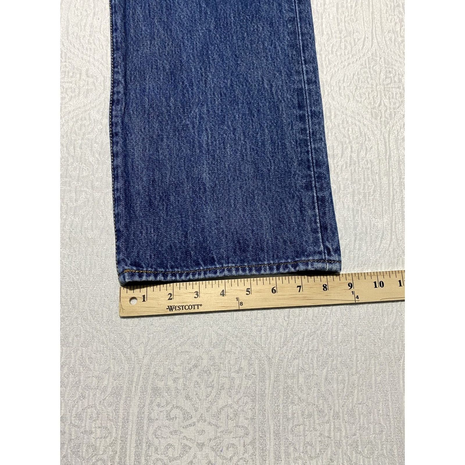 Levi's Levi's 501 Jeans Mens 40x30 Blue Denim Straight Leg Button Fly Classic Size US 40 / EU 56 - 7 Thumbnail
