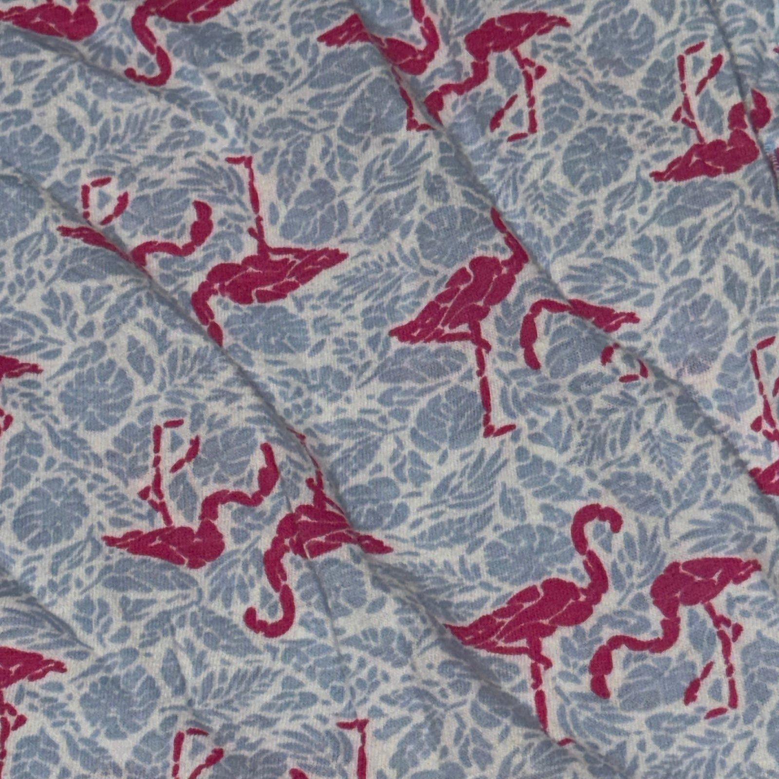 Other Crown & Ivy Small Flamingo Print Capri Pajama Set Size ONE SIZE - 2 Thumbnail