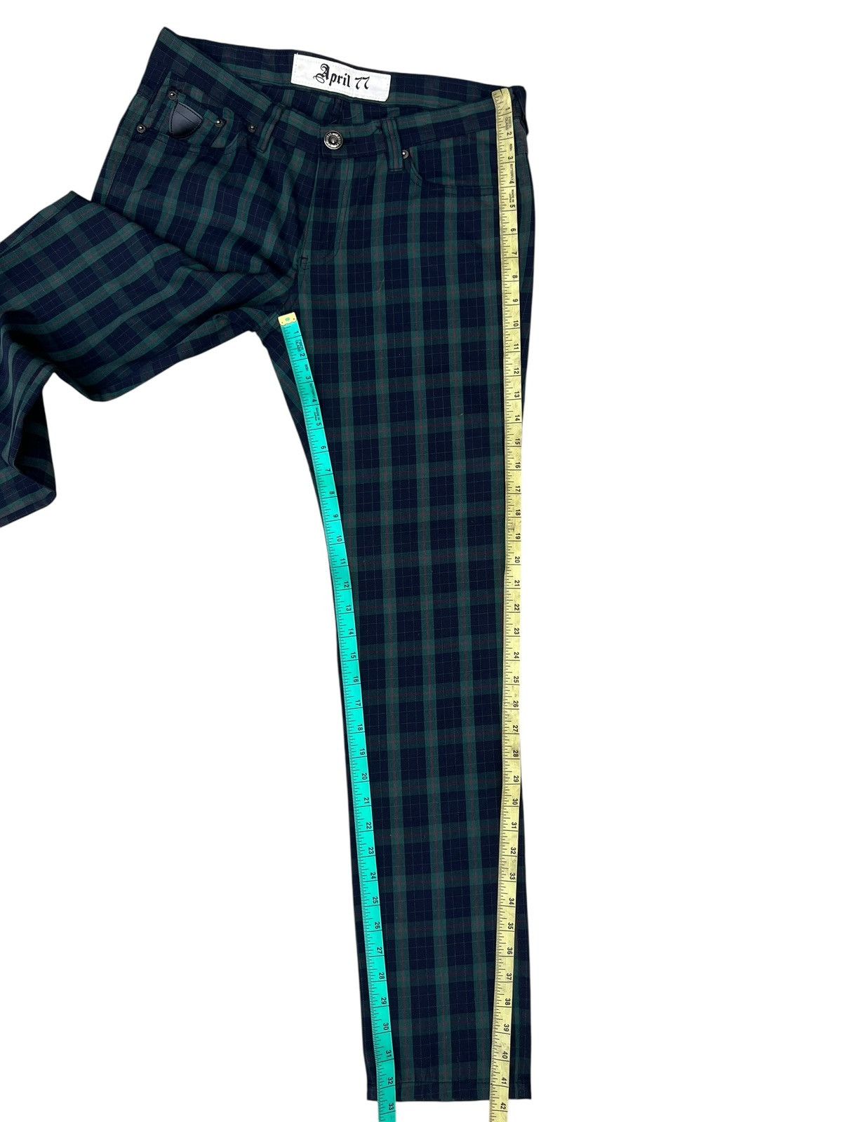 April 77 Vintage 2000s April 77 Joey Hi-Standard 1955 Check Pant Size US 31 - 4 Thumbnail