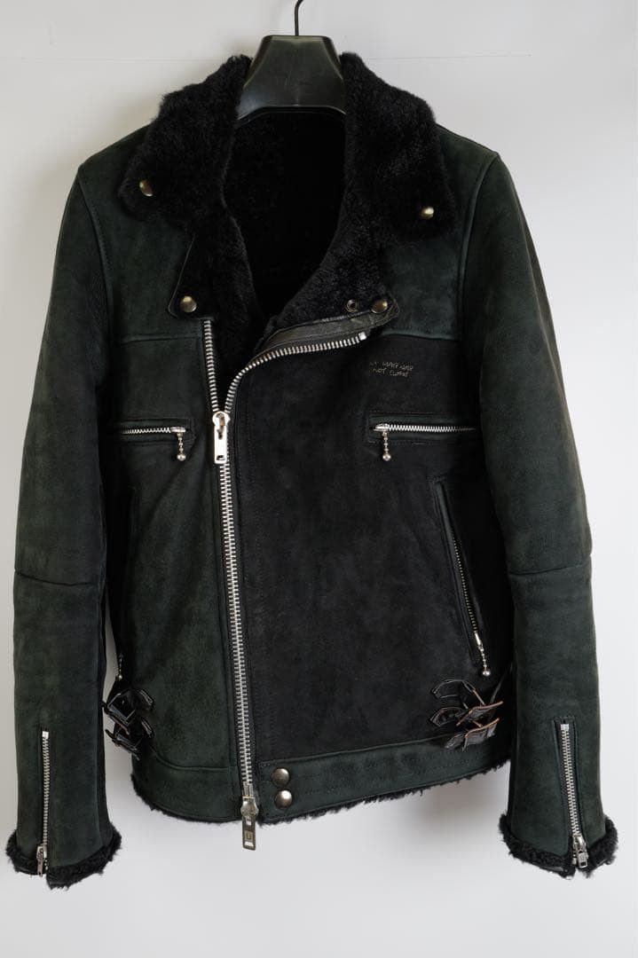 Undercover Undercover Black Suede Shearling Leather Jacket Size US M / EU 48-50 / 2 - 1 Thumbnail