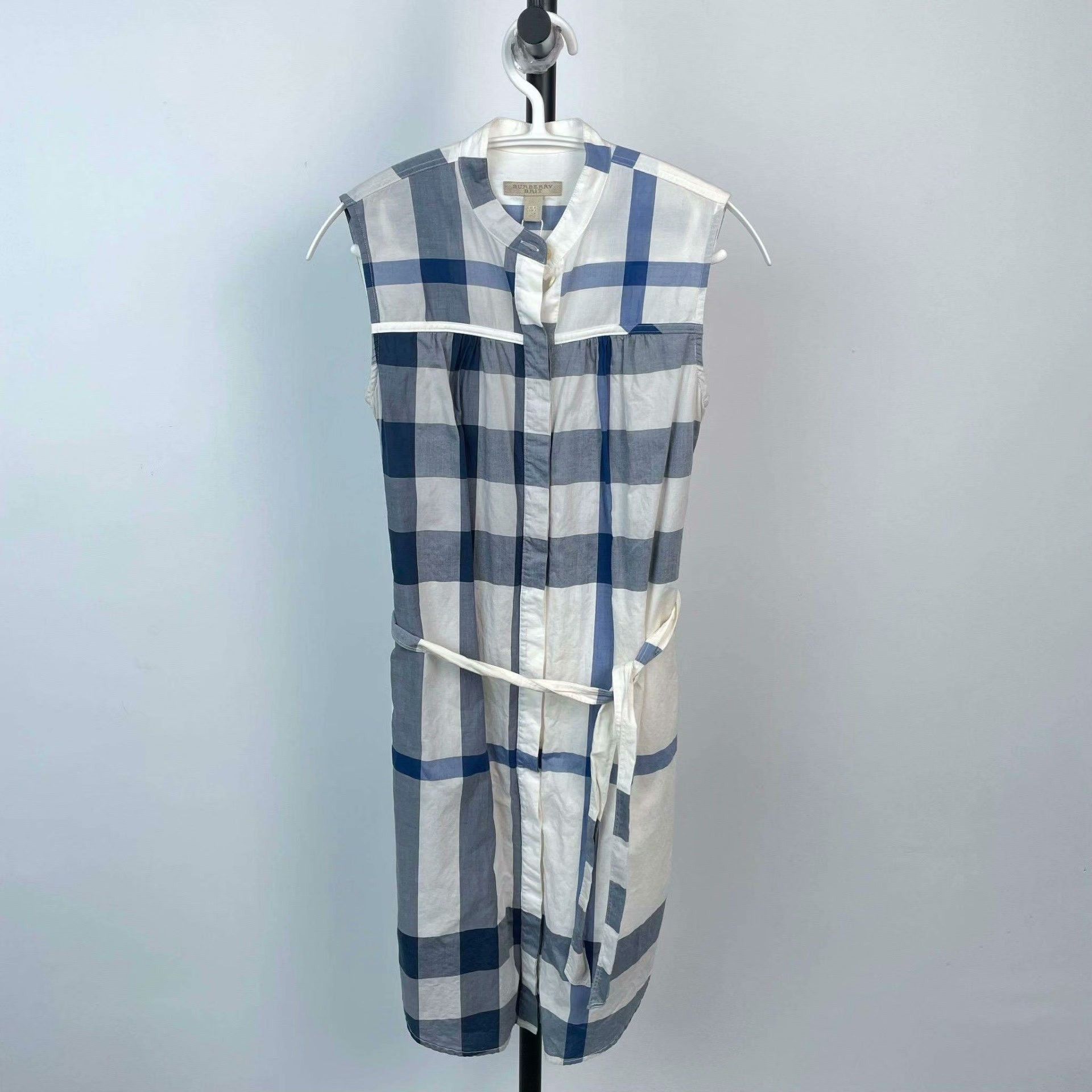 Burberry Burberry Striped Brown Button Up 2XS Women Size XS / US 0-2 / IT 36-38 - 1 Thumbnail