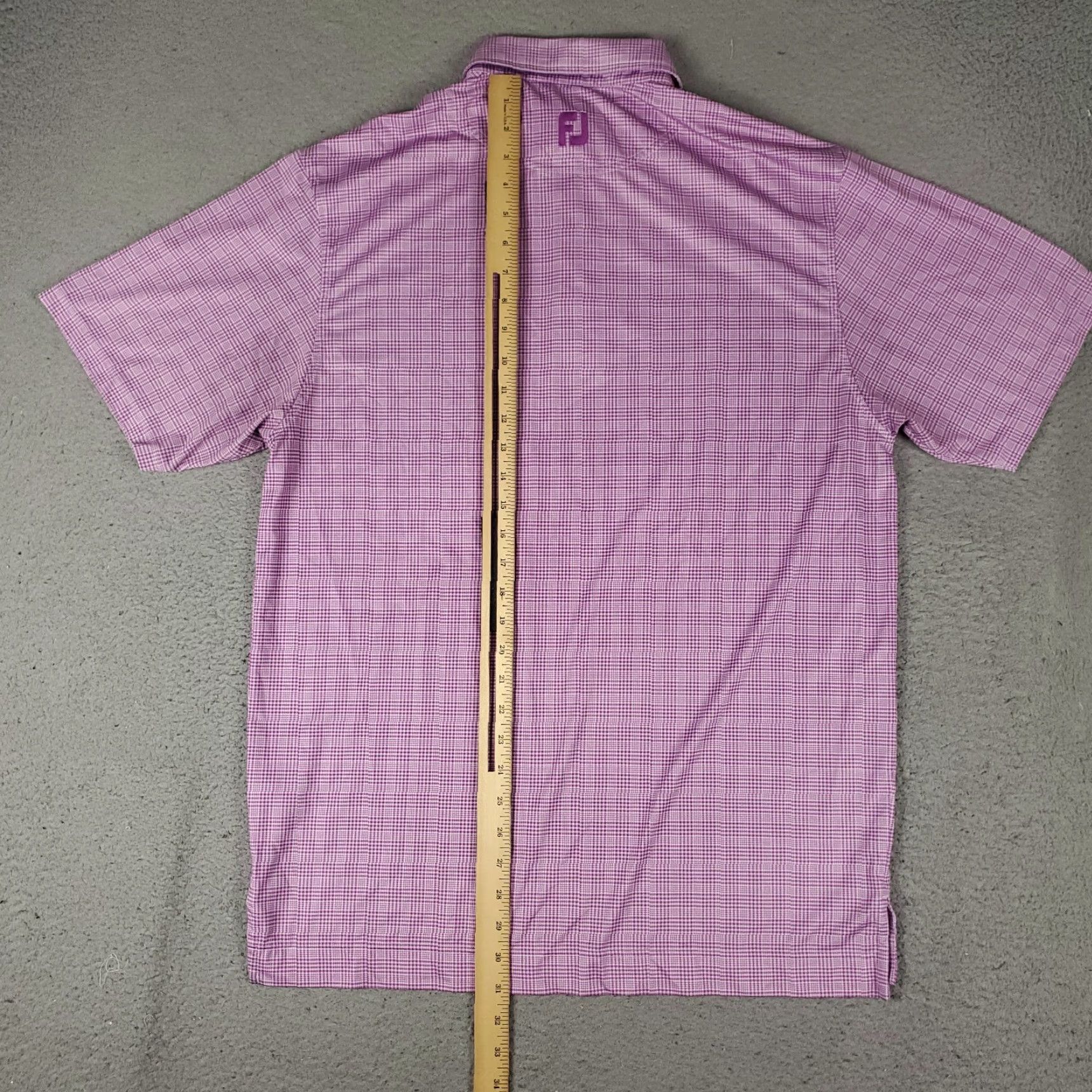 Footjoy FootJoy Polo Shirt Mens M Purple Plaid Golf Casual Short Sleeve Polo Shirt Mens M Purple Plaid Golf Casual Short Sleeve Size US M / EU 48-50 / 2 - 5 Thumbnail