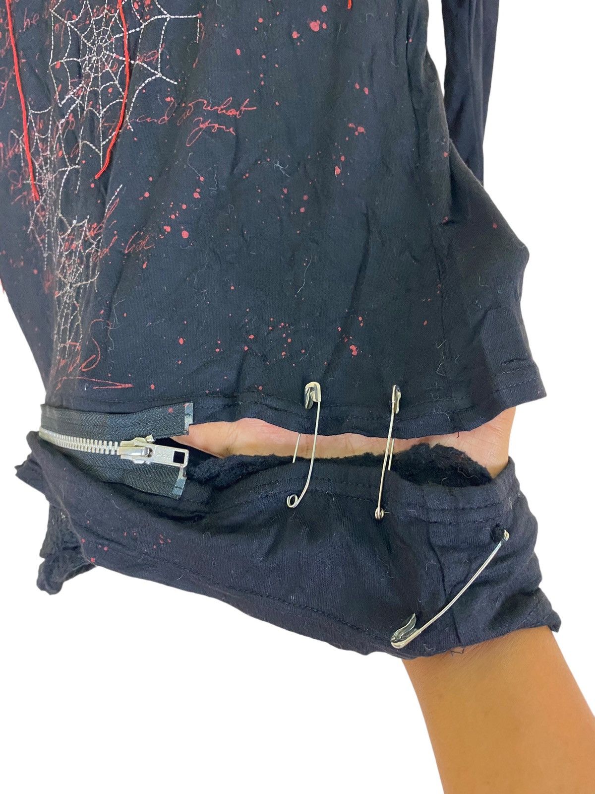 Seditionaries Seditionaries H Anarchy Crop Half Zip Long Sleeve Size S / US 4 / IT 40 - 9 Thumbnail