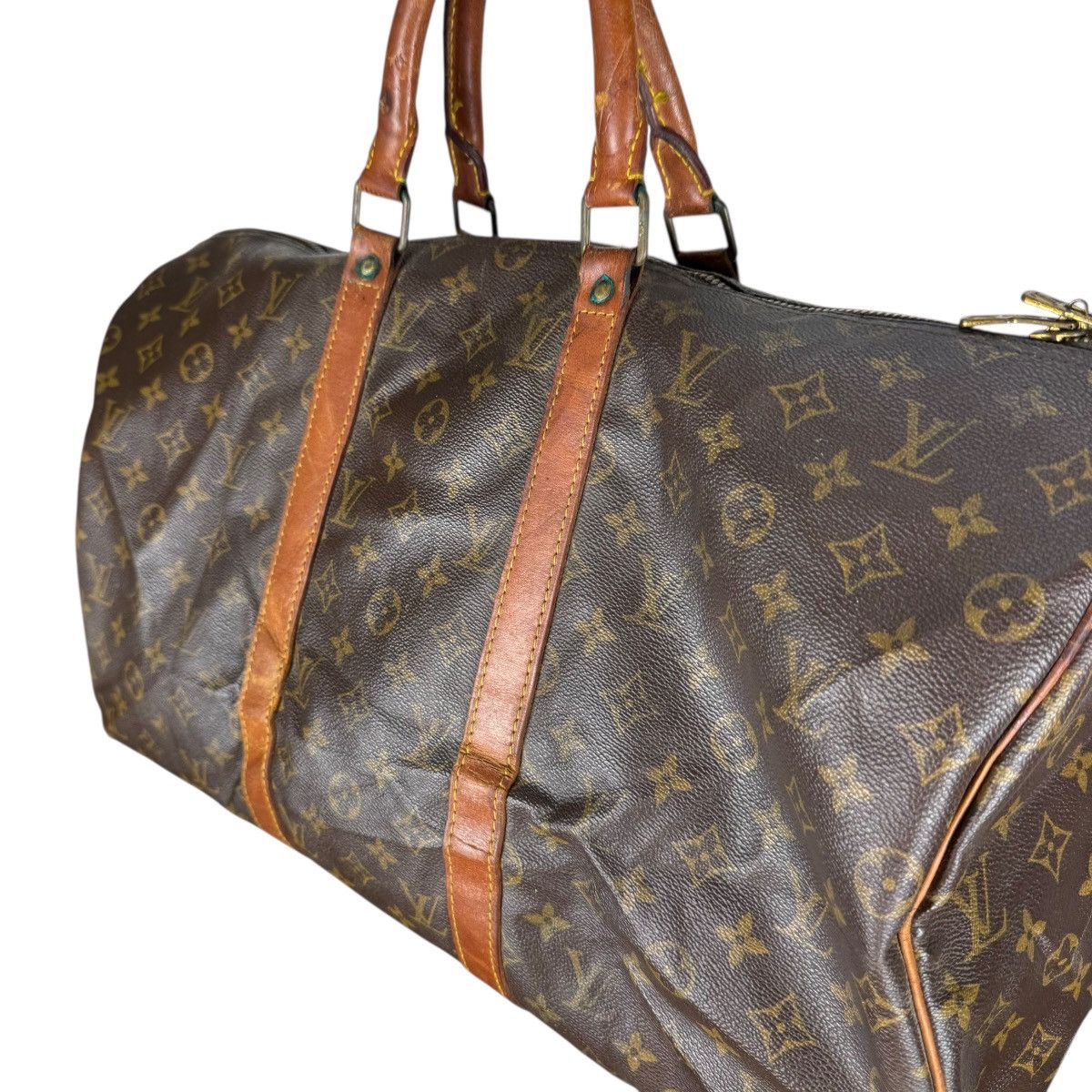 Louis Vuitton 🔥80s LOUIS VUITTON 1988 MONOGRAM KEEPAL 45 HANDBAG Size ONE SIZE - 8 Thumbnail