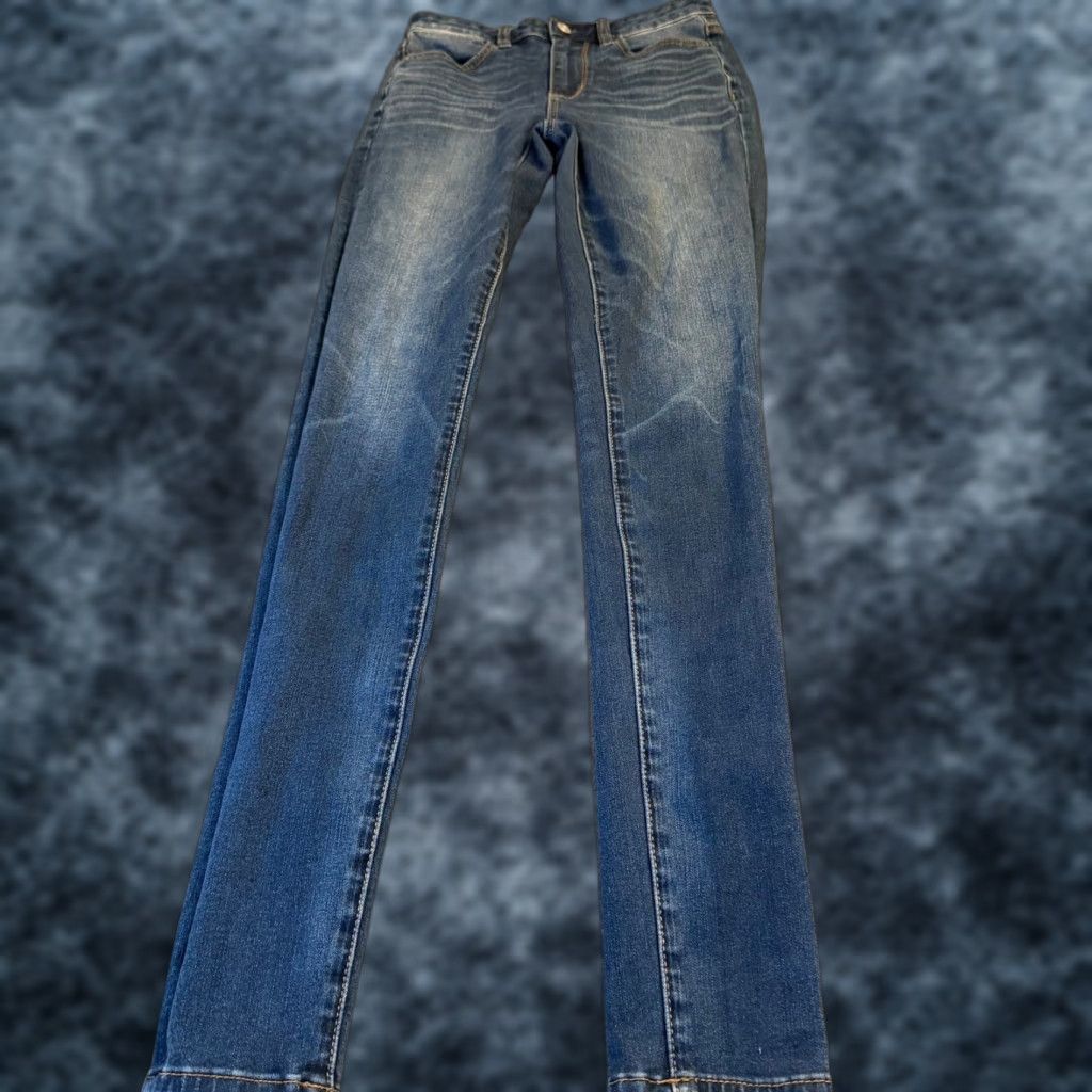 Vintage American Eagle Super Hi Rise Jegging Jeans Medium Wash Women 2 X-long Size 26" / US 2 / IT 38 - 1 Thumbnail