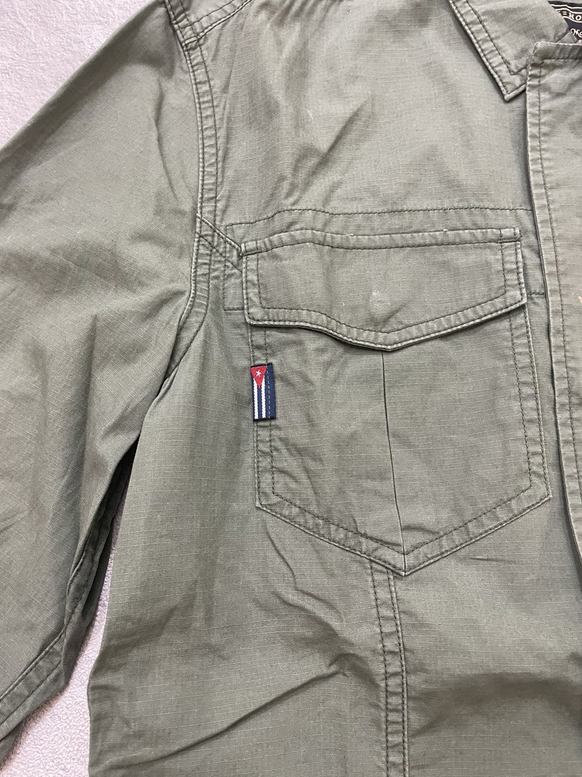 291295=Homme 291295=home Shirt Olive Utility Multi Pocket 14th if6was9 Size US M / EU 48-50 / 2 - 4 Thumbnail