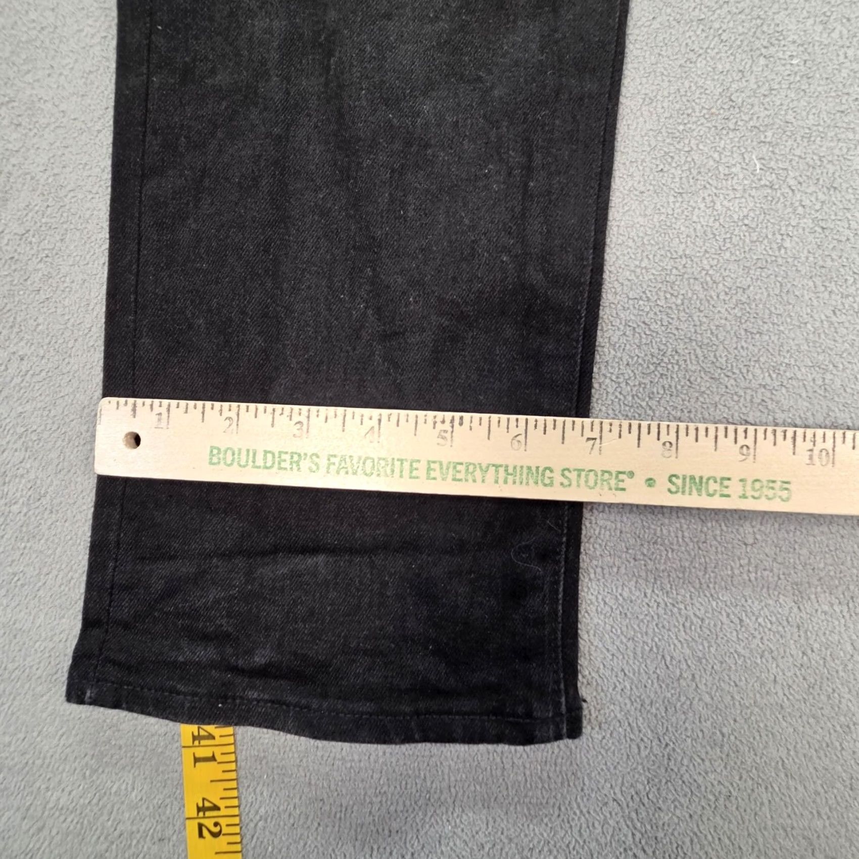 Gap Gap Jeans Mens Selvedge 34x30 Black Slim Straight Kaihara Denim Size US 34 / EU 50 - 5 Thumbnail