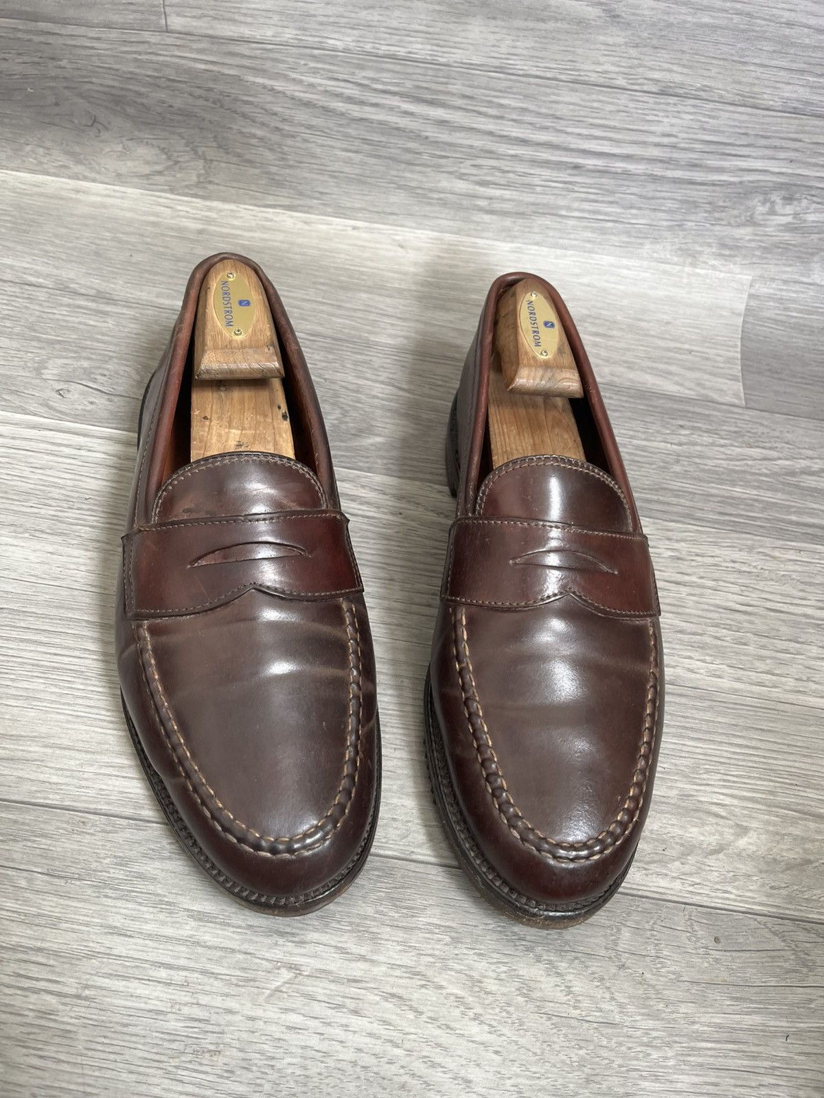 Alden Alden shell cordovan penny loafers Size US 8.5 / EU 41-42 - 9 Thumbnail