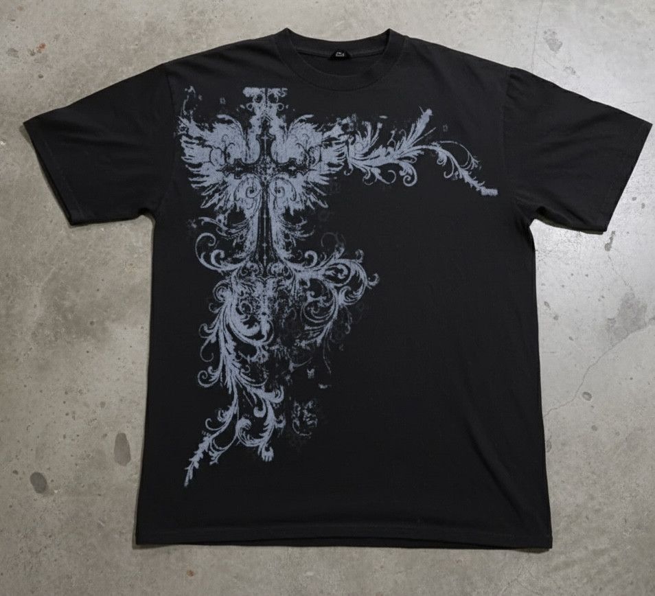 Other Street Retro Punk Gothic Cross Tattoo Black T-Shirt Size US L / EU 52-54 / 3 - 1 Thumbnail