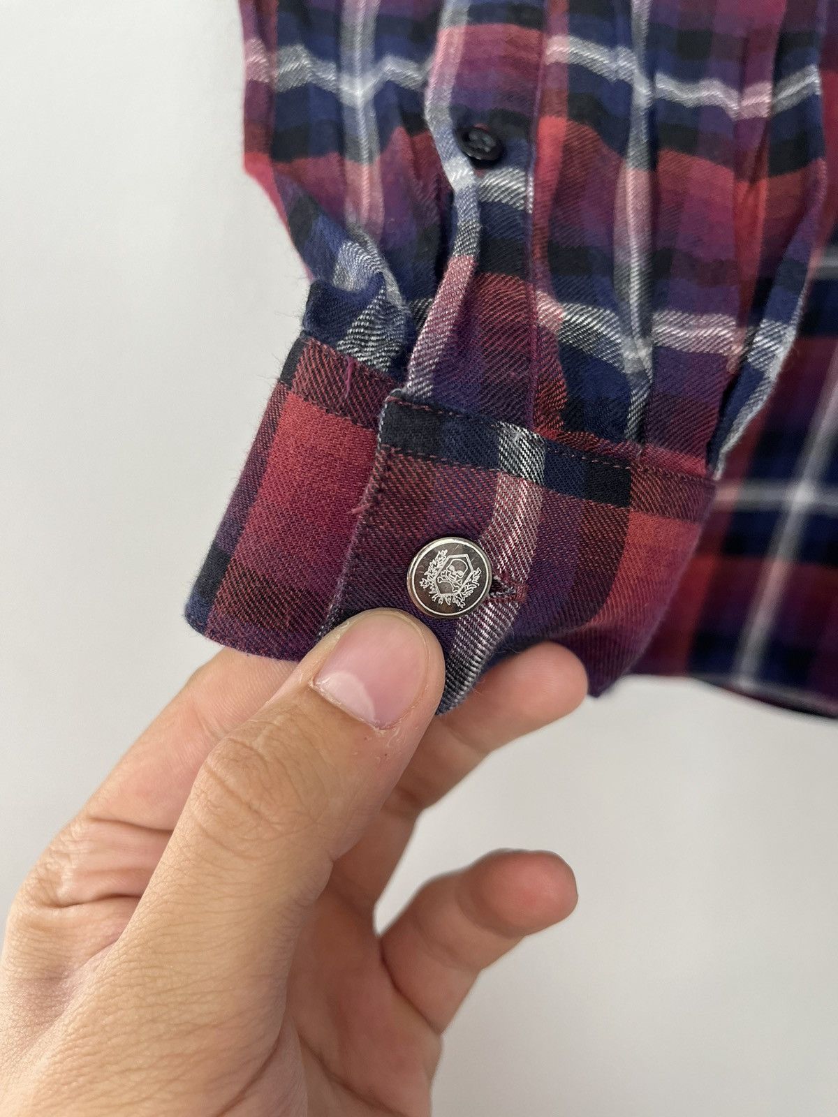 The Kooples The Kooples Plaid Cotton Long Sleeve Shirt Size US S / EU 44-46 / 1 - 6 Thumbnail