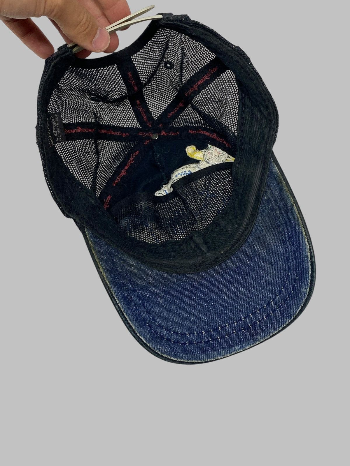 Ed Hardy Vintage Ed Hardy Cap By Christian Audigier Distressed Size ONE SIZE - 8 Thumbnail