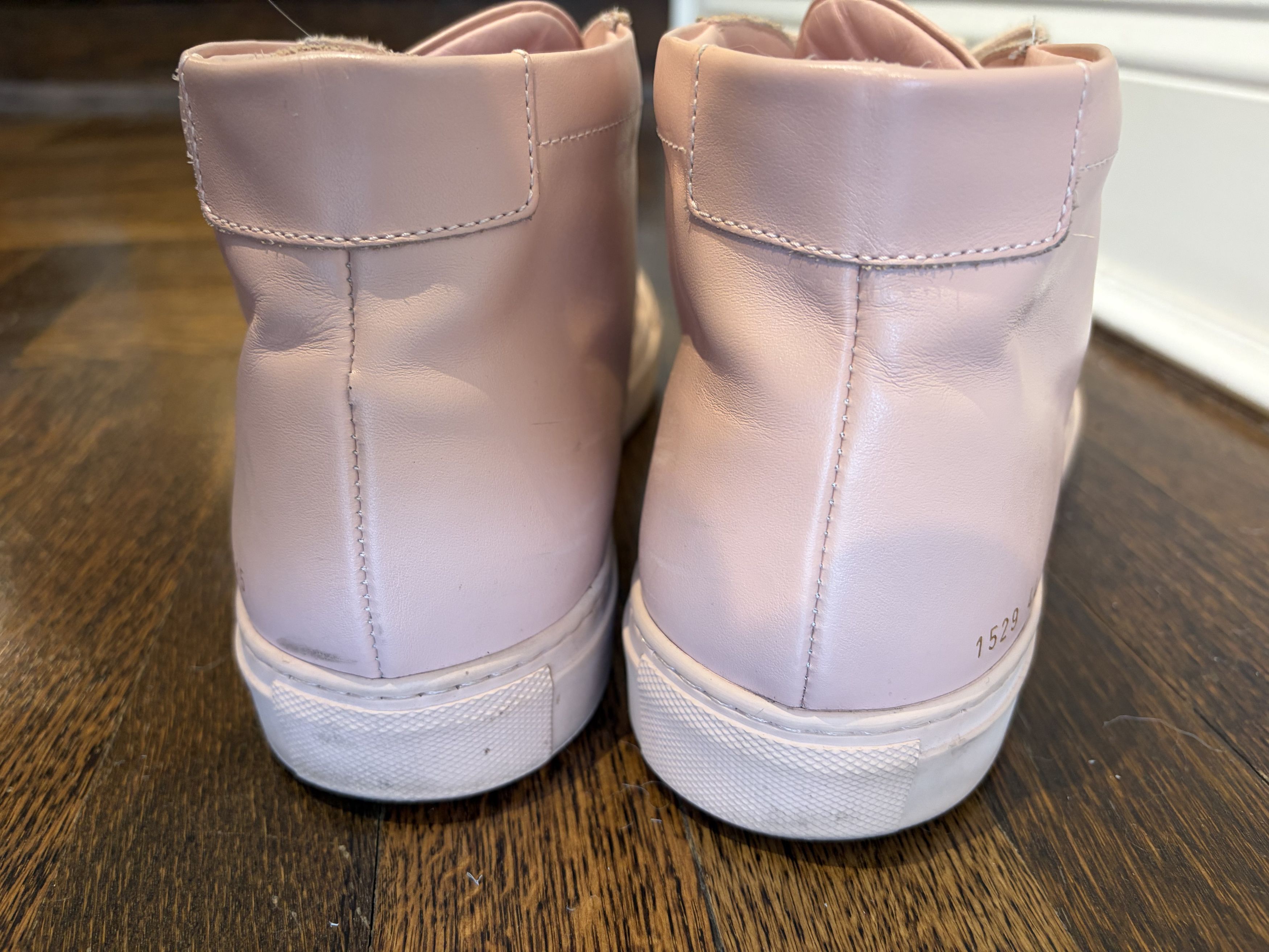 Common Projects Common Projects Achilles High Pink Size US 11 / EU 44 - 4 Thumbnail