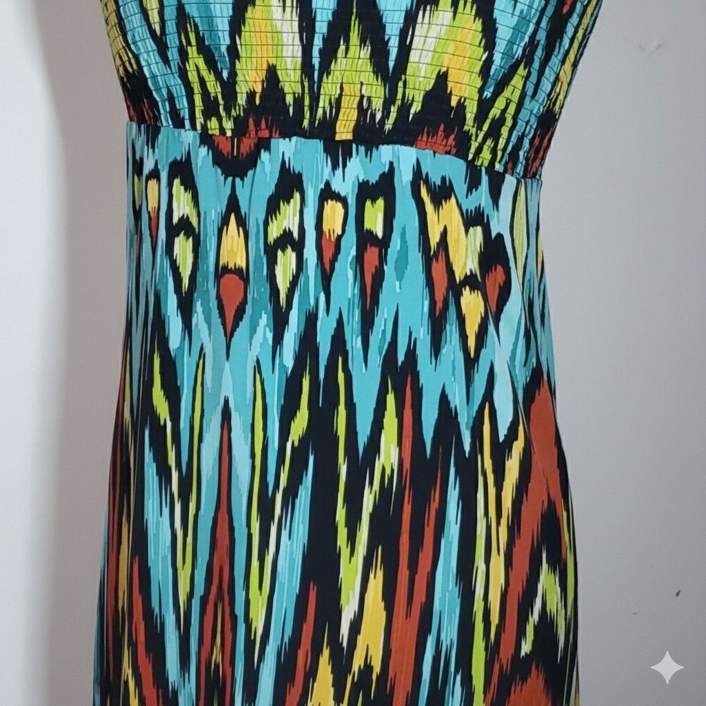 Nicole Miller Nicole Miller Size S Dress Strapless Smocked Elastic Boho Size S / US 4 / IT 40 - 5 Thumbnail
