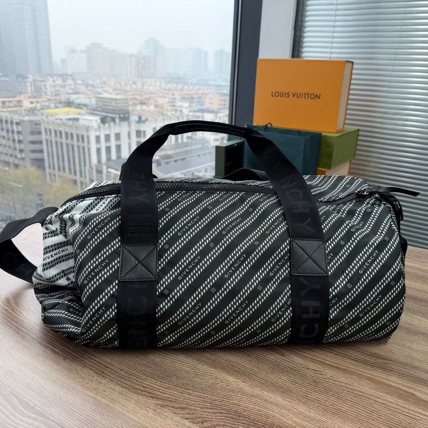Givenchy Givenchy Plaid Black Bag one size Men Size ONE SIZE - 1 Thumbnail