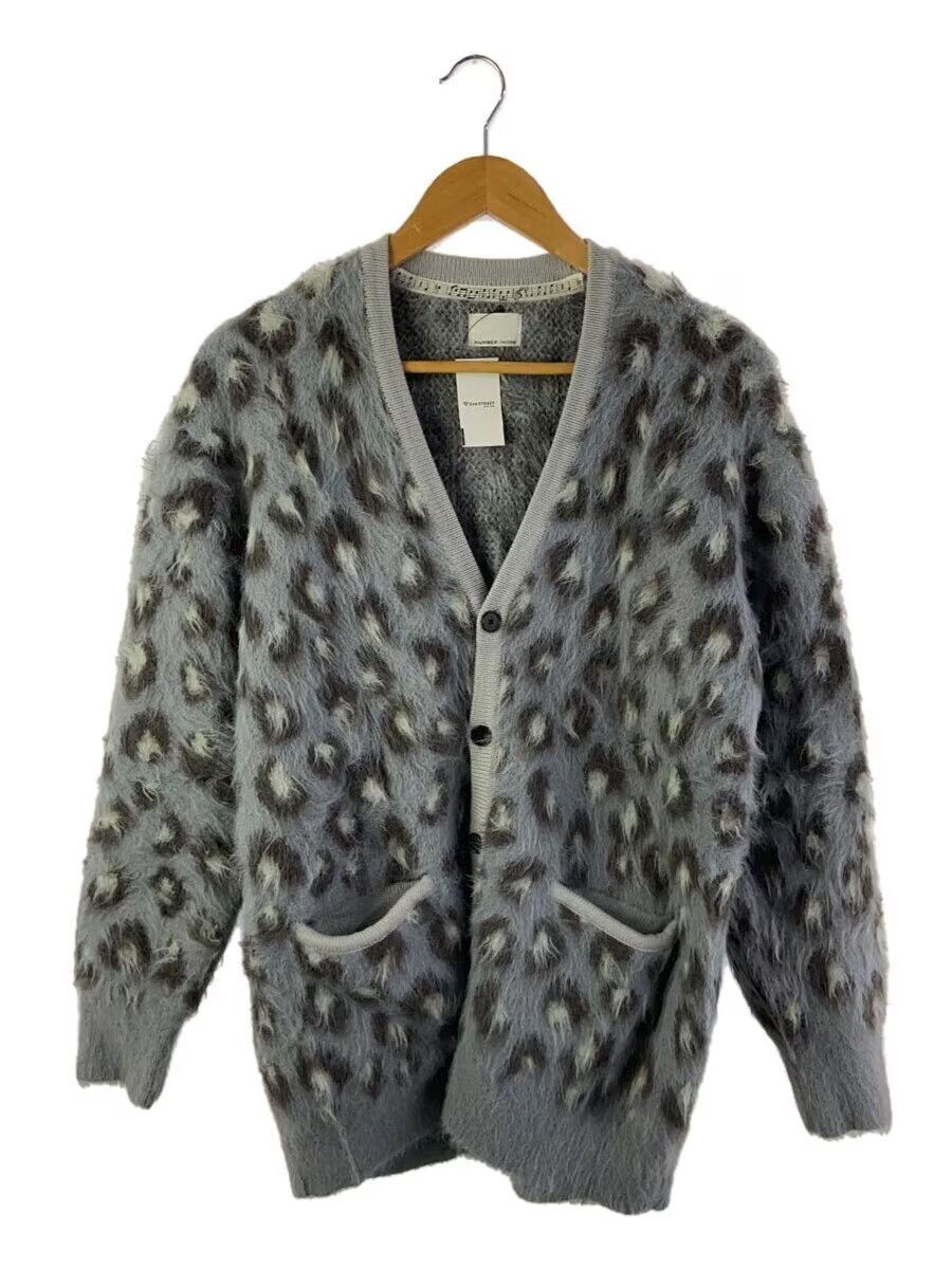 Number (N)ine Leopard Fluffy Knit Cardigan Size US S / EU 44-46 / 1 - 1 Thumbnail