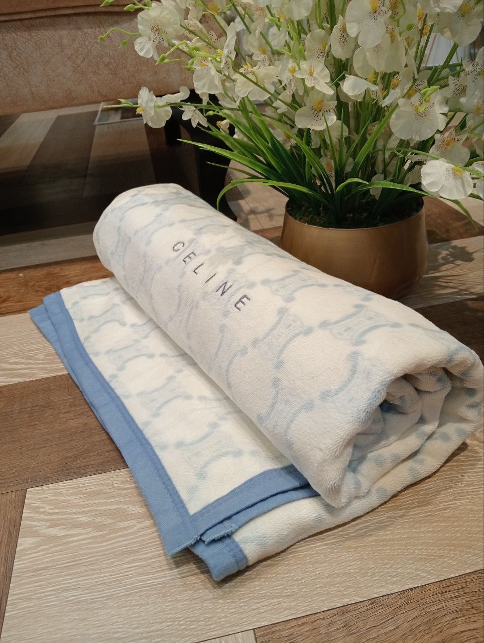 Celine LUXURY CELINE MONOGRAM BLANKET - SIZE 140cm x 200cm Size ONE SIZE - 3 Thumbnail