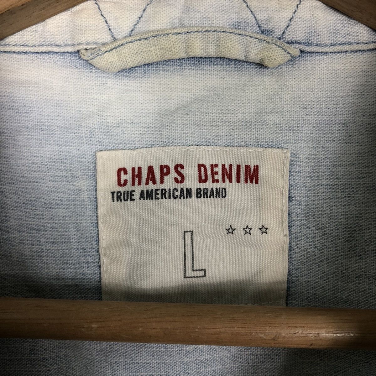 Japanese Brand 🔥90’s Vintage Chambray Shirts Chaps Denim Size US L / EU 52-54 / 3 - 13 Thumbnail
