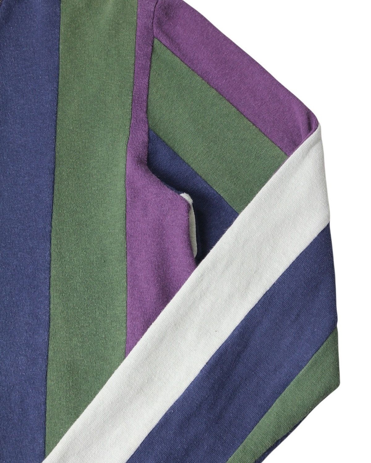 Beams Plus 2000S BEAMS MULTICOLOR STRIPED PATCHWORK LONG SLEEVE Size US L / EU 52-54 / 3 - 3 Thumbnail