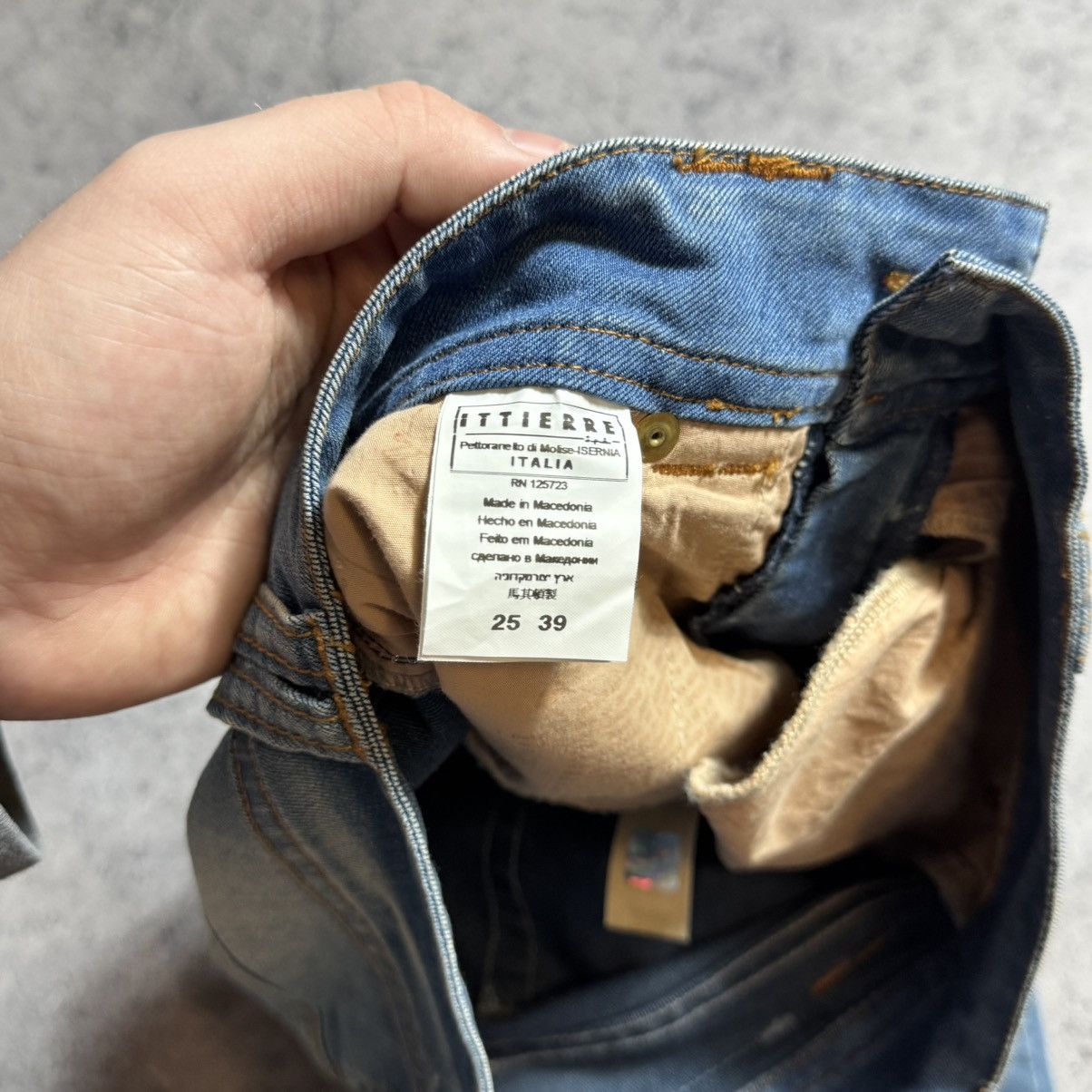 John Galliano NEW Galliano Y2K 00s Flared Jeans Size 25" / US 0 / IT 36 - 8 Thumbnail